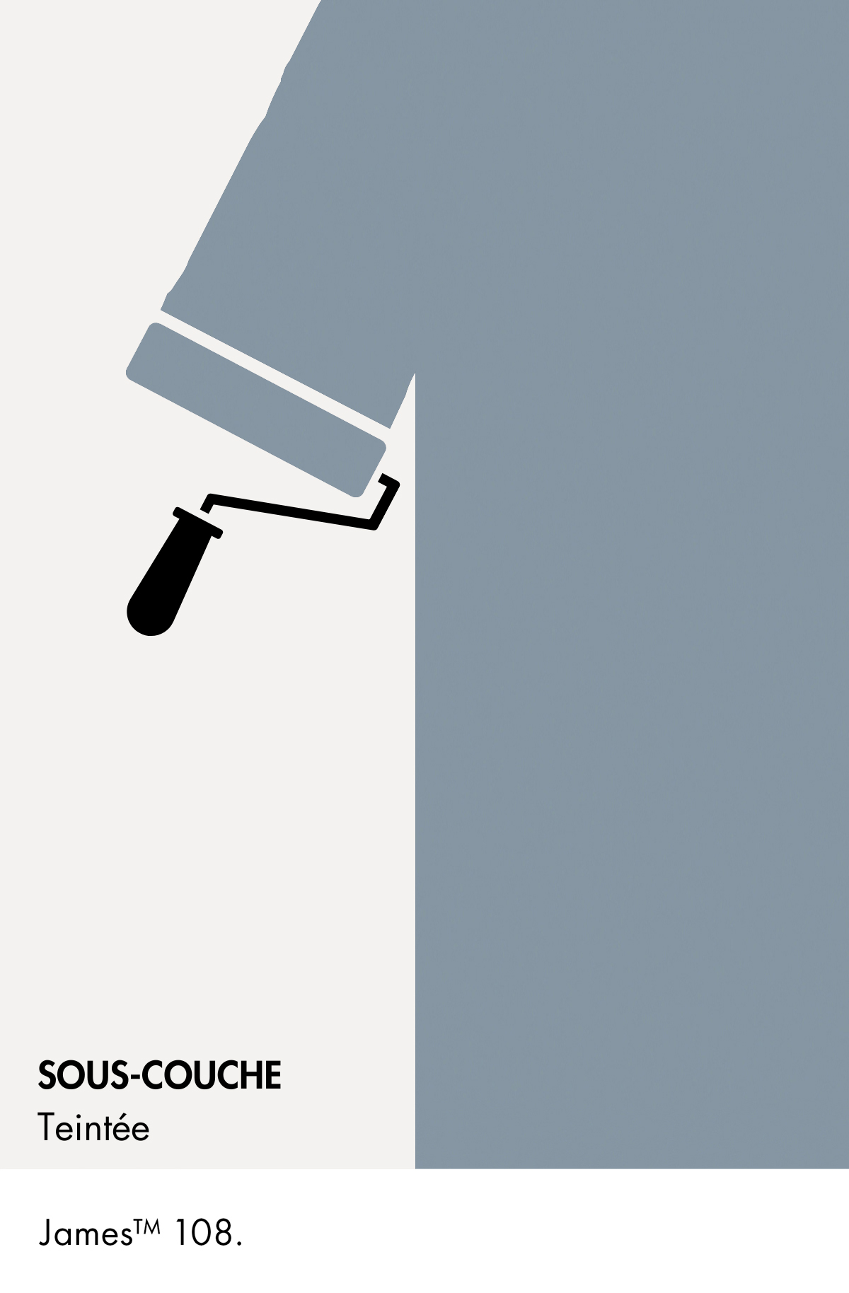 Sous-couche teintée James n°108 Intelligent ASP (All Surface Primer) 1 litre