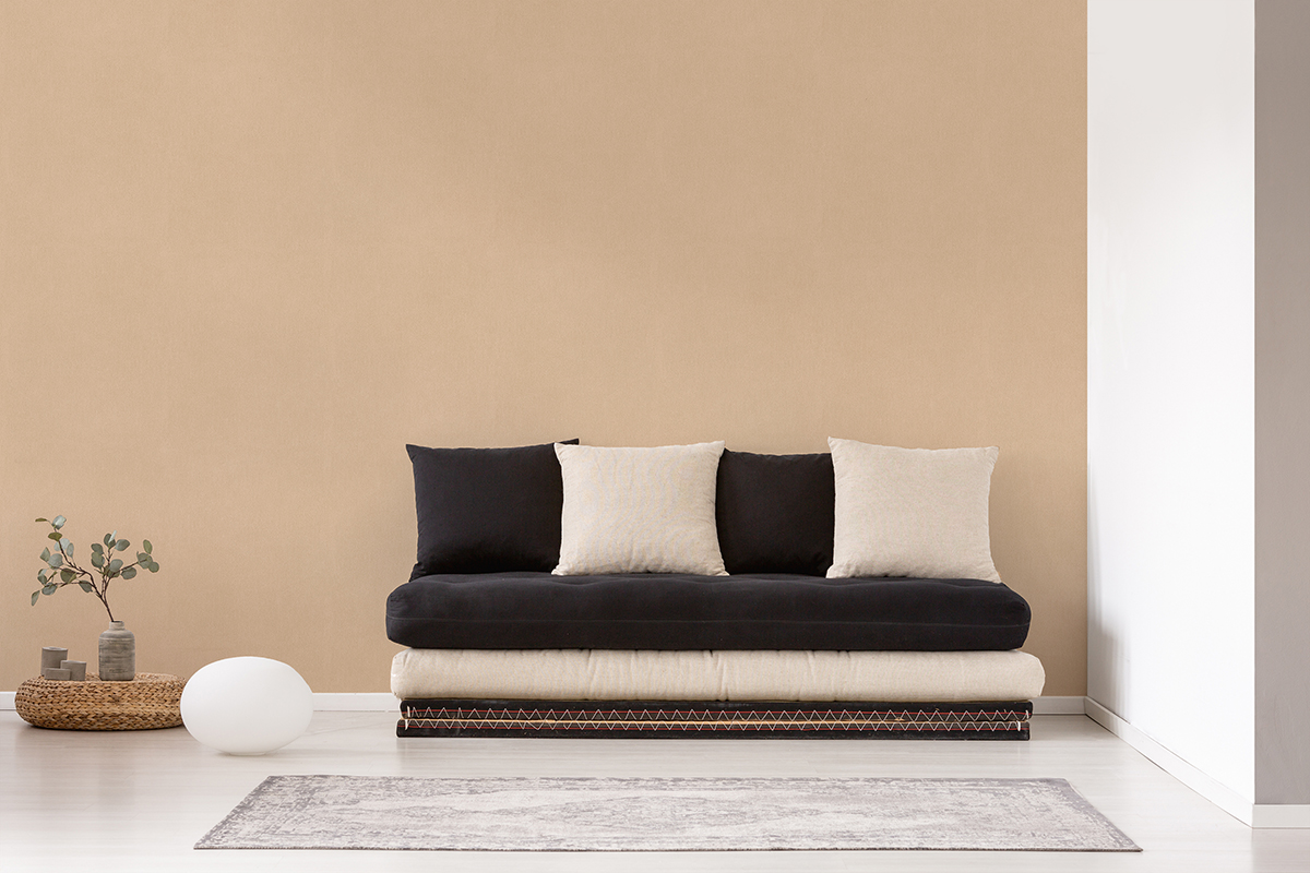 Papier peint Uni Lisse beige chaud - Dream Flowery de Architects Paper | AMB Réf. 3836-86