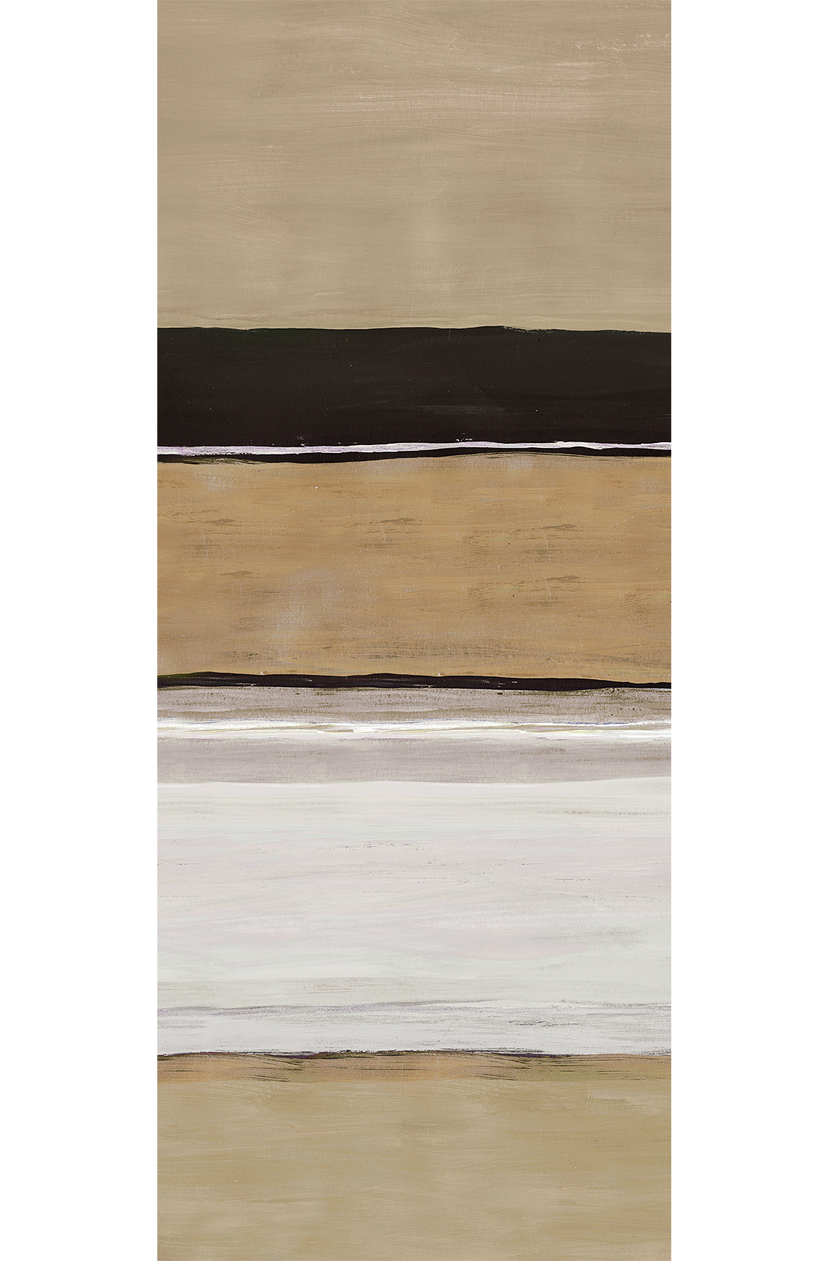 Papier peint panoramique Bande Abstraite Terava beige - B H260 - Wall Designs IV de Masureel | Réf. MAS-DG4TER1032-260