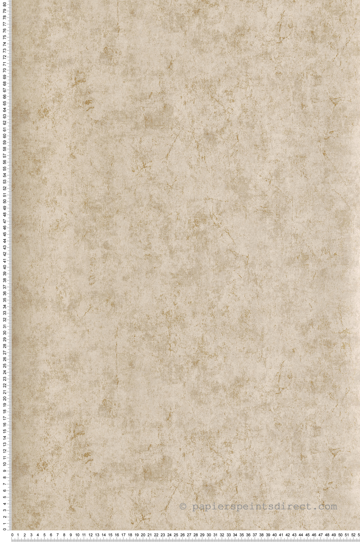 Papier peint Faux Uni Ciment beige doré - Attitude de Lutèce | Réf. LTC-AM22009-2