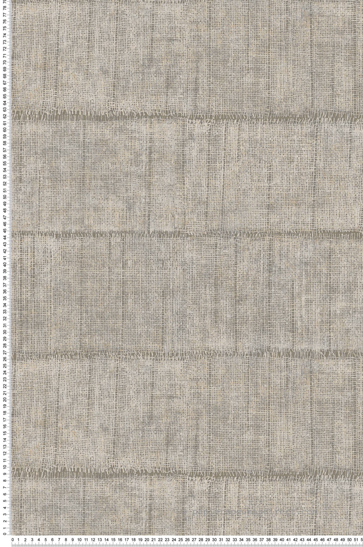 Papier peint Toile de Jute Blake taupe doré - Harry de Lutèce | Réf. LTC-DL26740