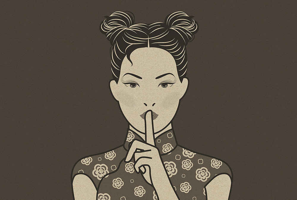 Papier peint panoramique Portrait d'Asie Himari 2 - Référence DD113792 - Intissé 200g/m2 - Standard 400 x 270