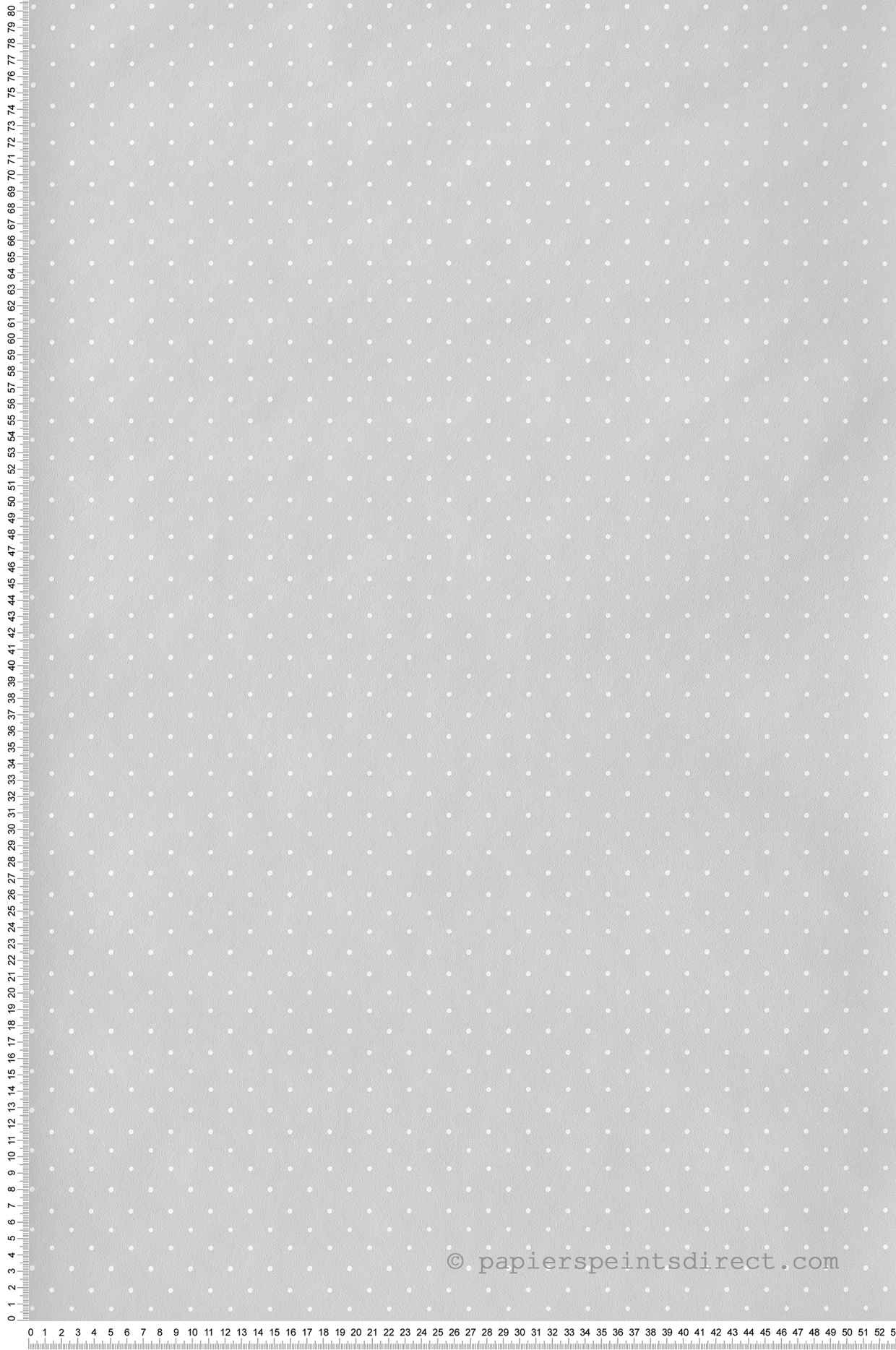 Papier peint Plumetis À Pois blanc gris - Babyland 2 de Lutèce | Réf. LTC-14863