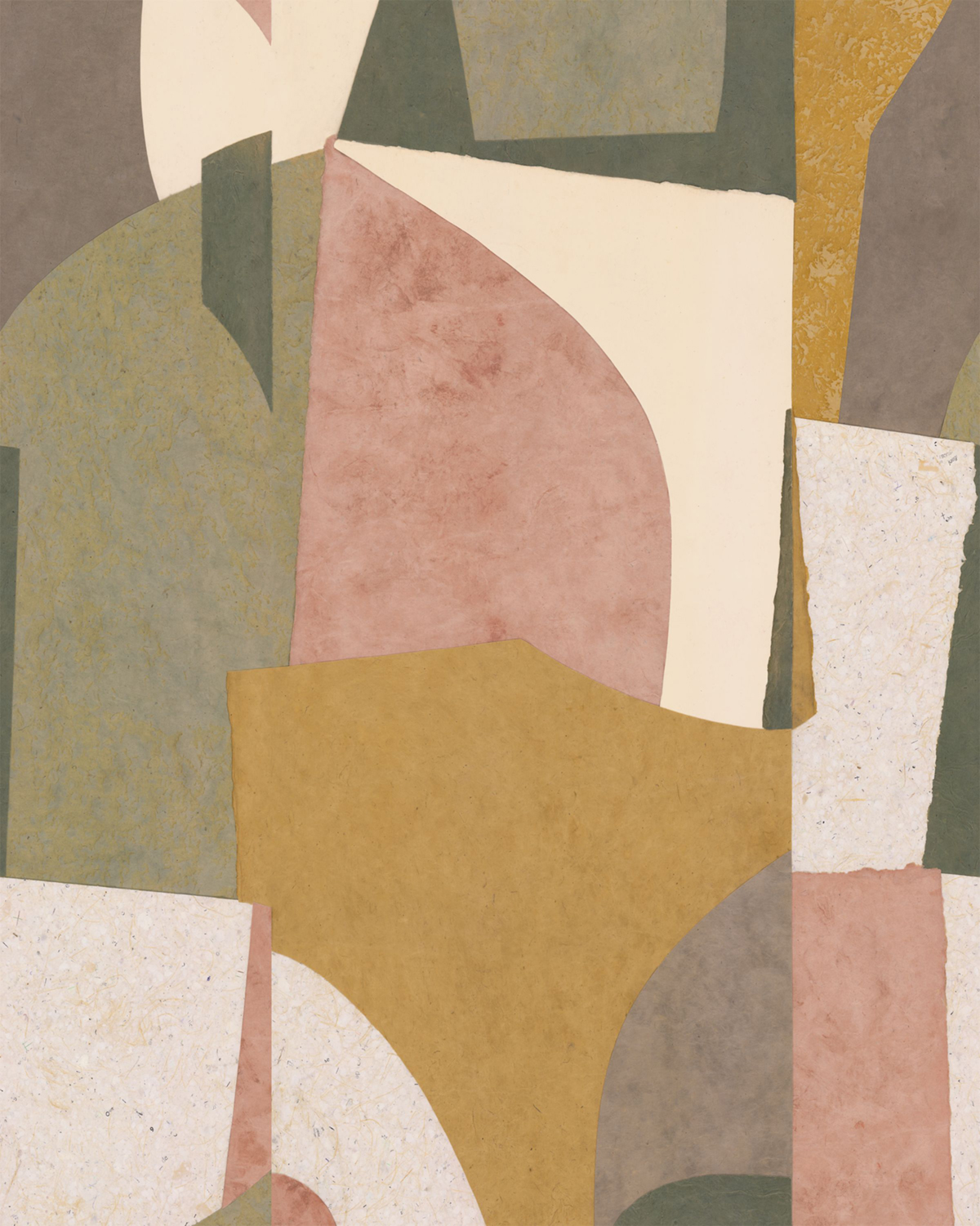 Papier peint panoramique Maestro S jaune moutarde 200x250 - Wonderwalls de Casadéco | Réf. WDWS89042605