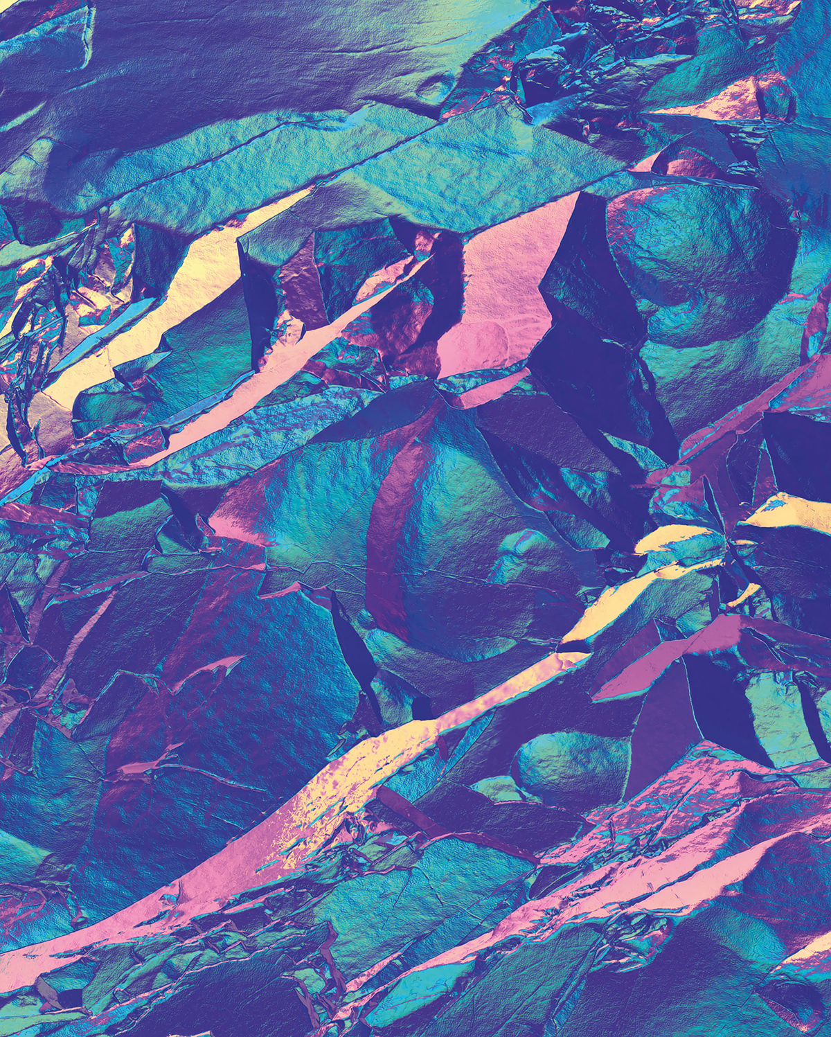 Papier peint panoramique Crystal Landscape Zoom - Papier peint Komar Flair