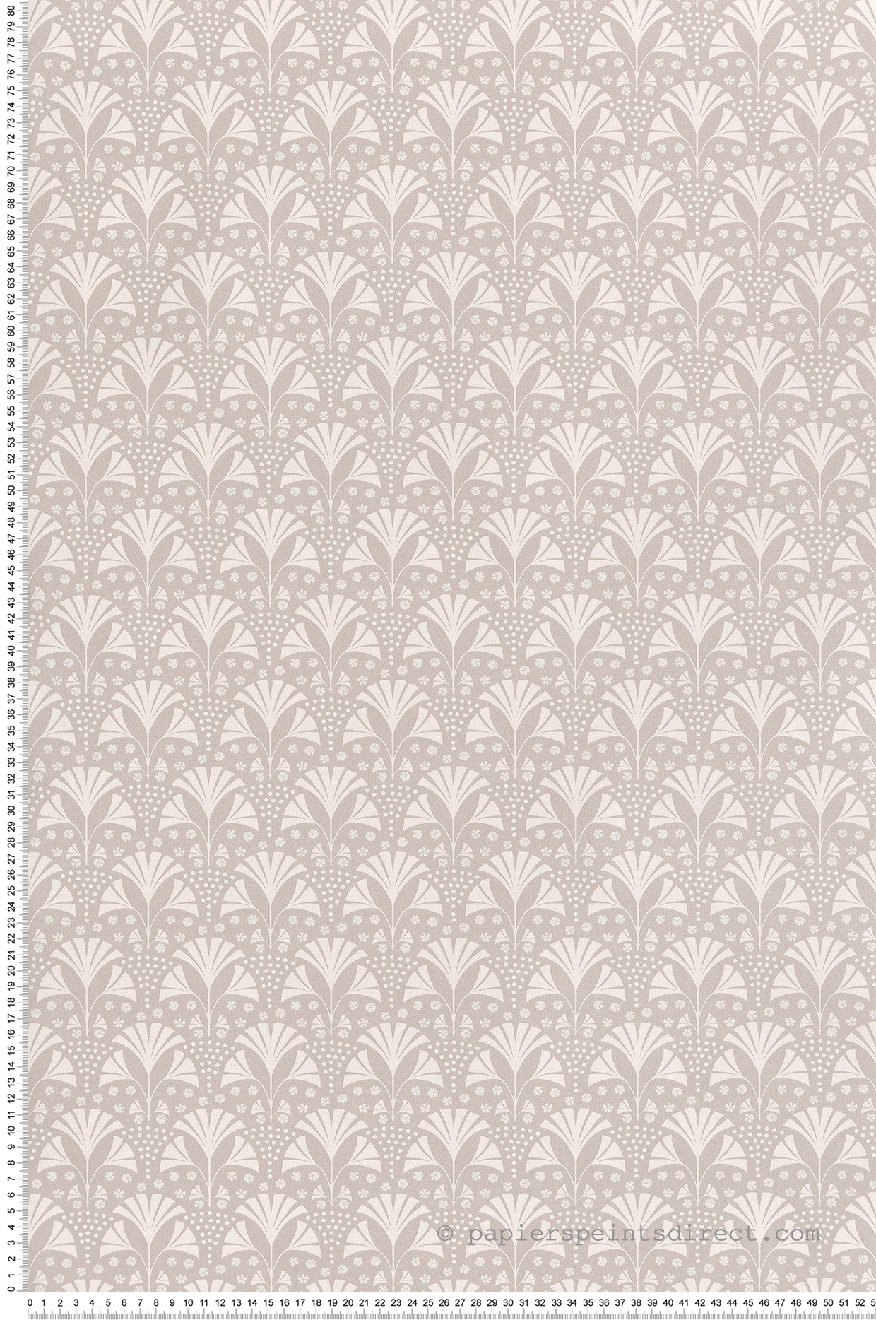 Papier peint Palme Floral beige - Jardin d'Eden de Lutèce | Réf. LTC-51200507