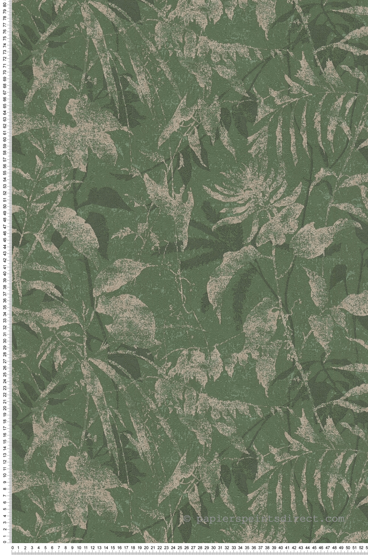 Papier peint Végétaux Jungle vert sapin doré - Metropolitan Stories 4 Hot Spots d'A.S. Création | Réf. AS-782036