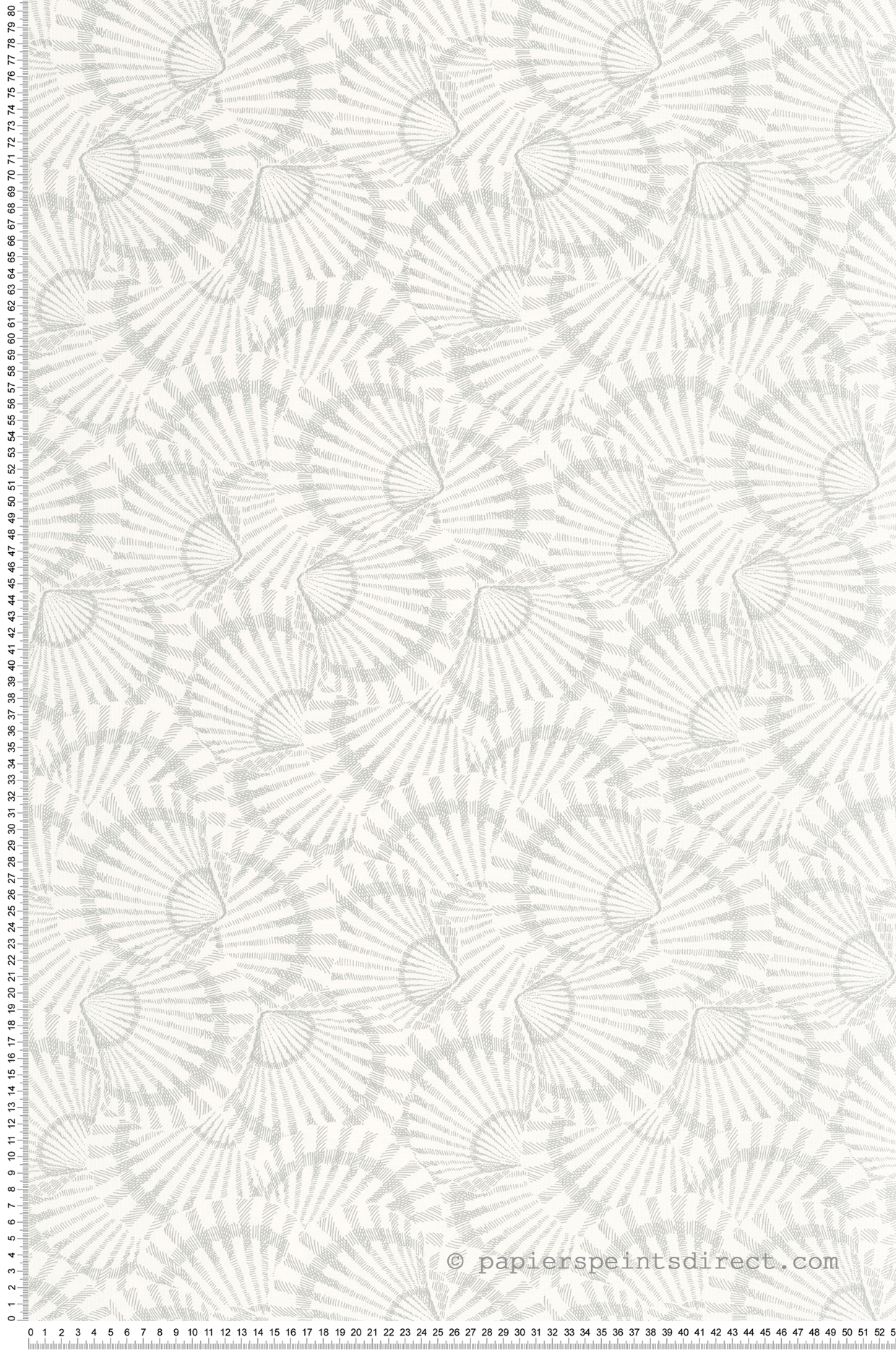 Papier peint Coquillage Saint Malo bleu blanc - Seaside de Casadéco | Réf. SEAS201486161