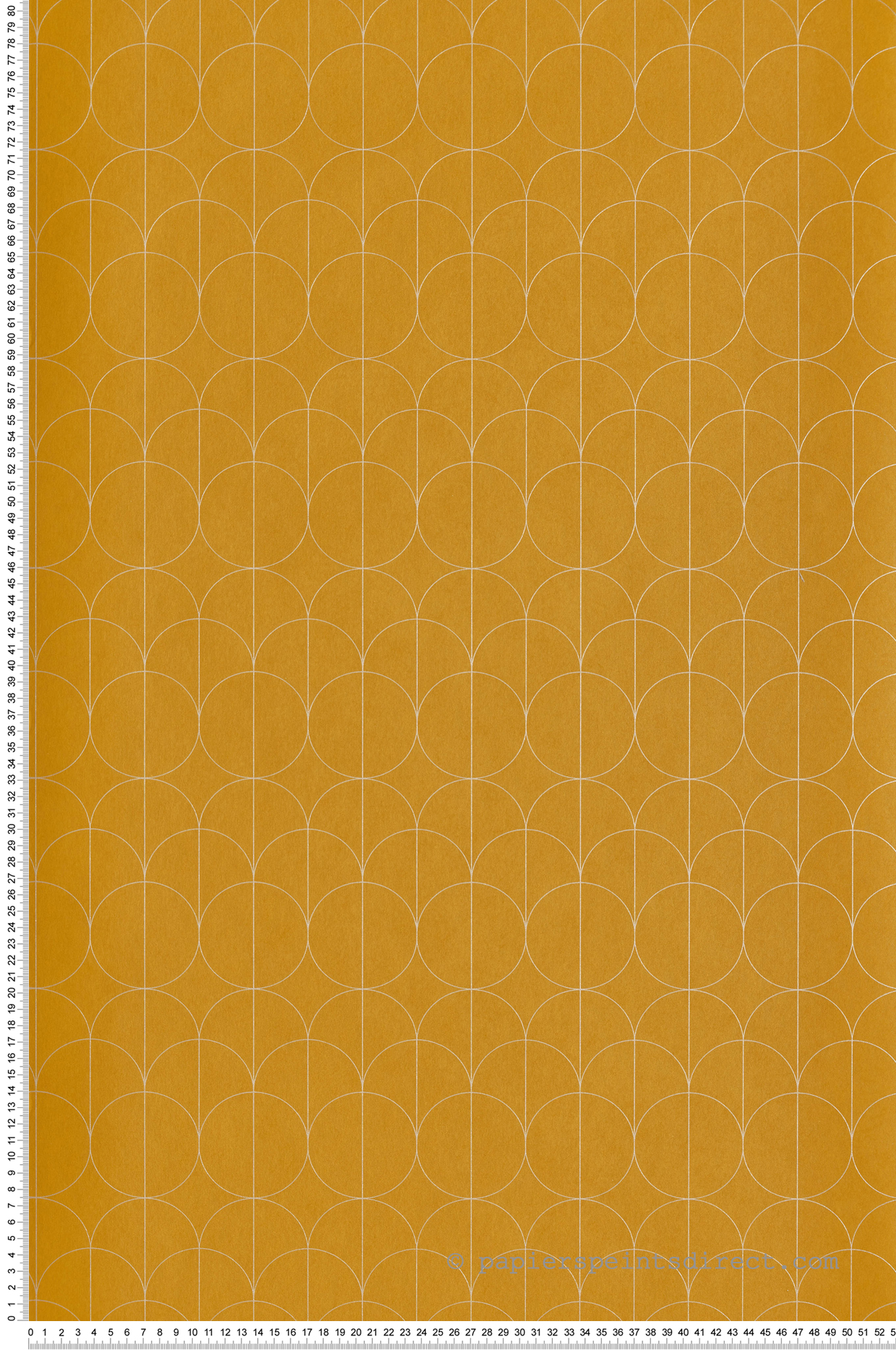 Papier peint Géométrique Reflet safran - 1930 de Casadéco | Réf. MNCT85692323