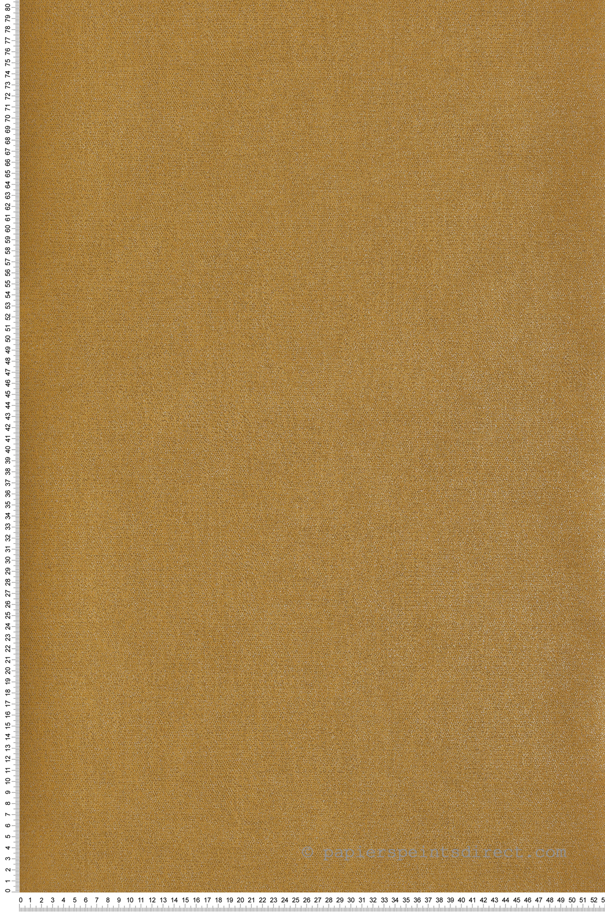 Papier peint Faux Uni Octa moutarde métallisé - Nuit d'Orient de Casamance | Réf. CAS-75423568