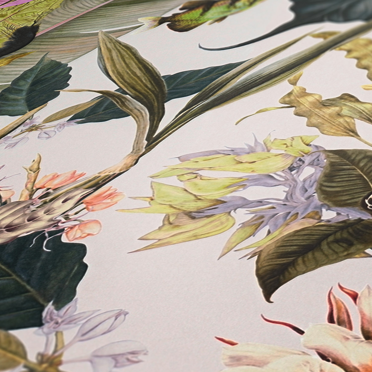 Papier peint Tropical et Animaux blanc - Dream Flowery de Architects Paper | AMB Réf. 38176-3