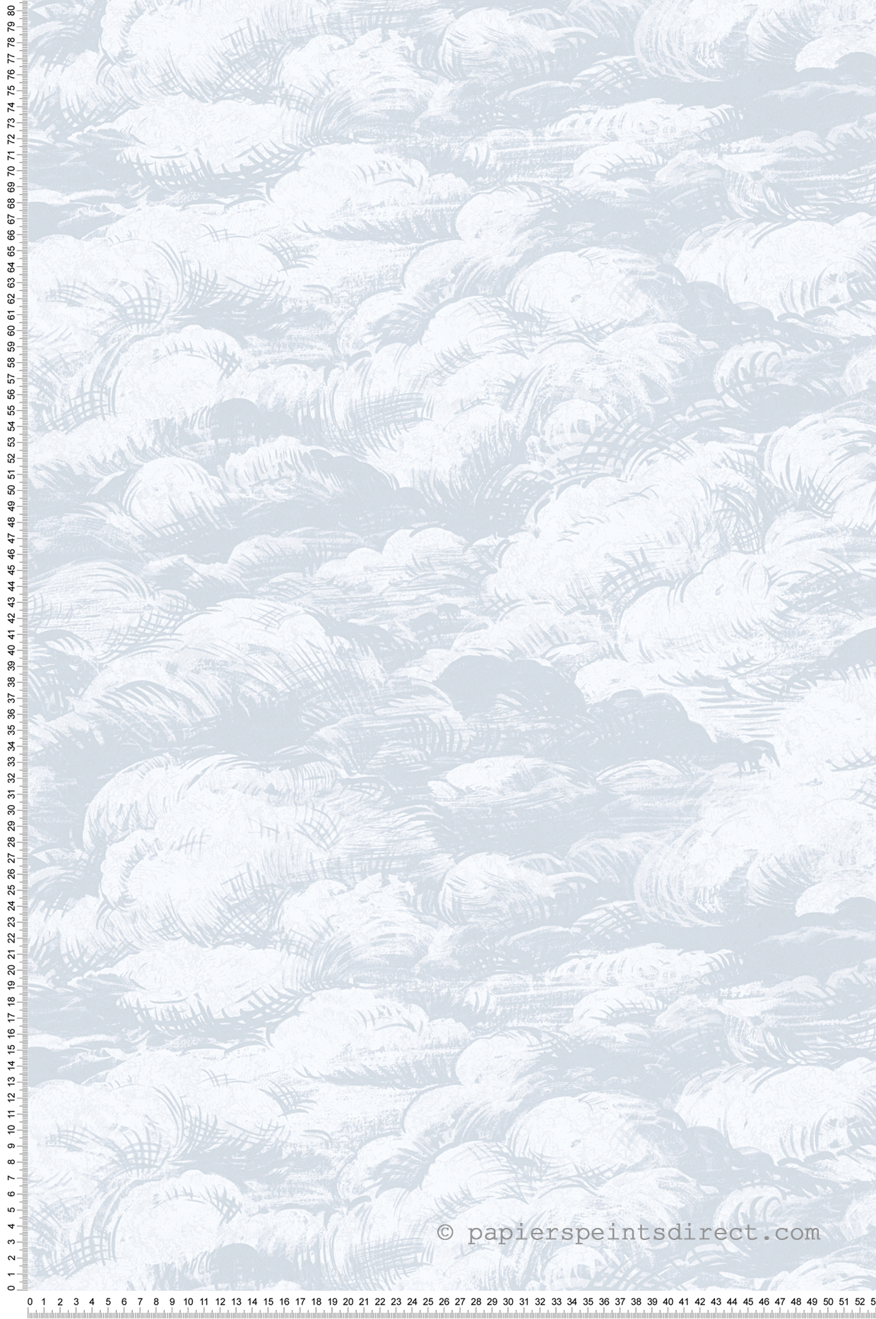 Papier peint Nuage Abstrait gris pale - Jungle Chic d'Architects Paper | Réf. 37705-2