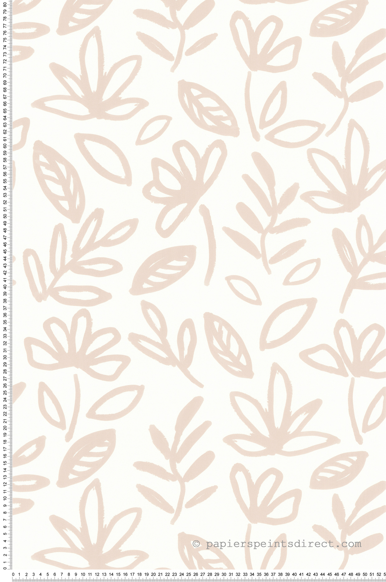 Papier peint Marguerites Peintes rosé - Poésie de Lutèce | Réf. LTC-51253903