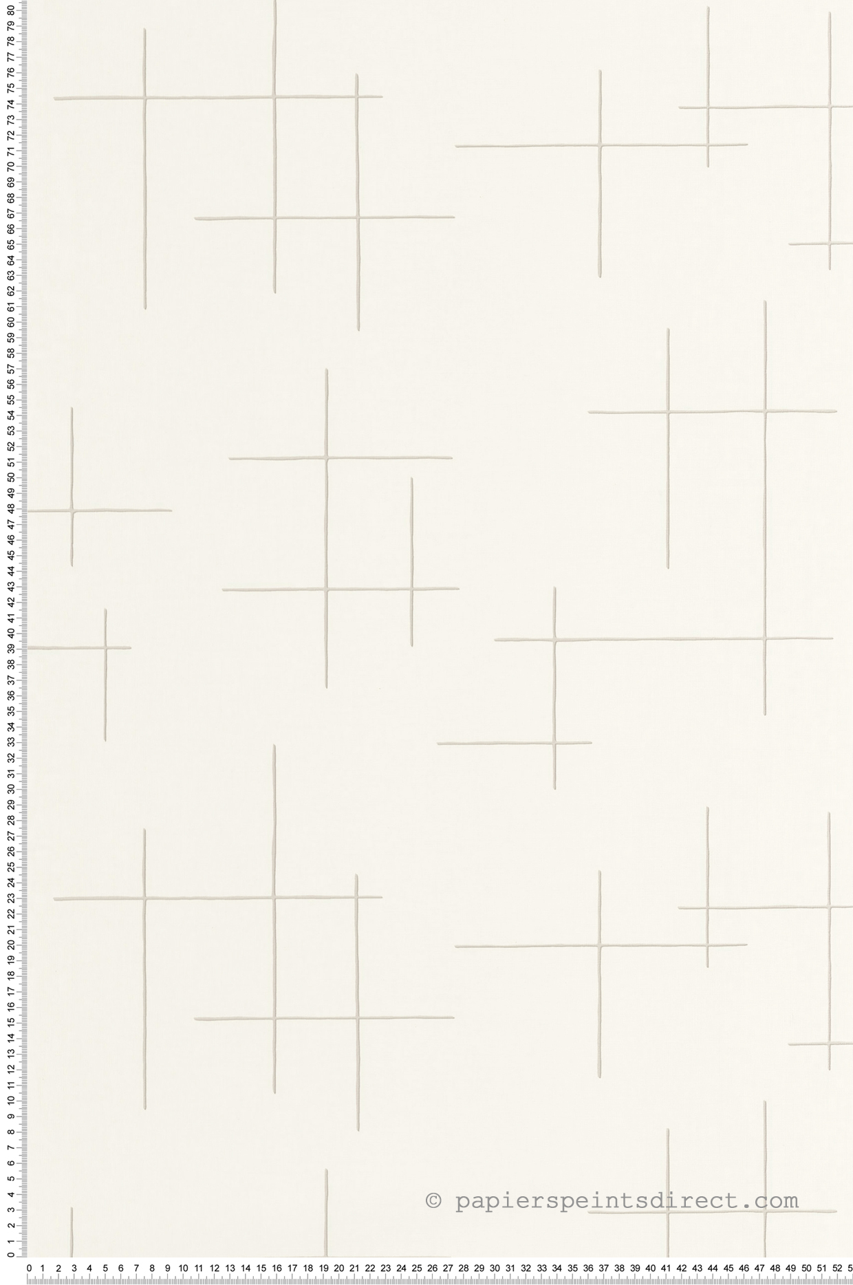 Papier peint Croix Elina taupe - Blue Shades de Casélio | Réf. BLS107521100