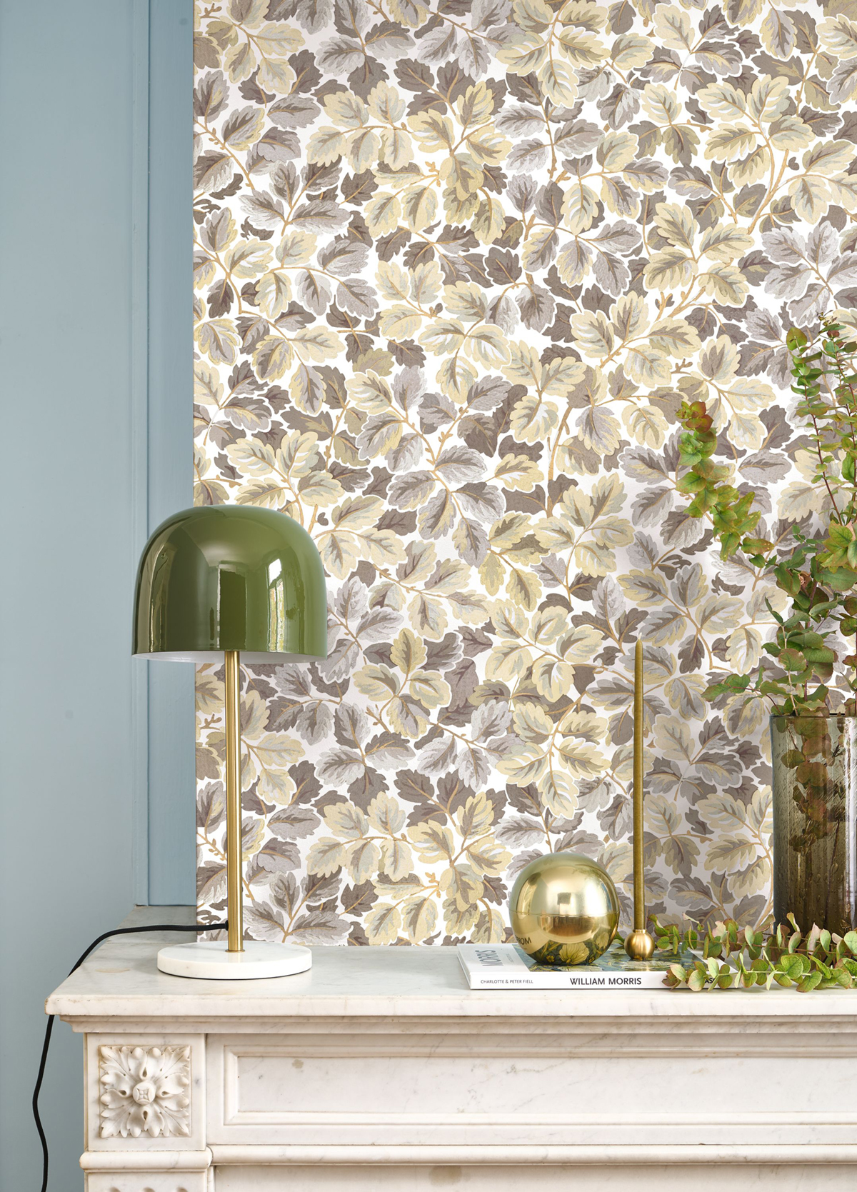 Papier peint Feuille de Chêne Regent's Park beige - Heritage de Casadéco | Réf. HETA201201895