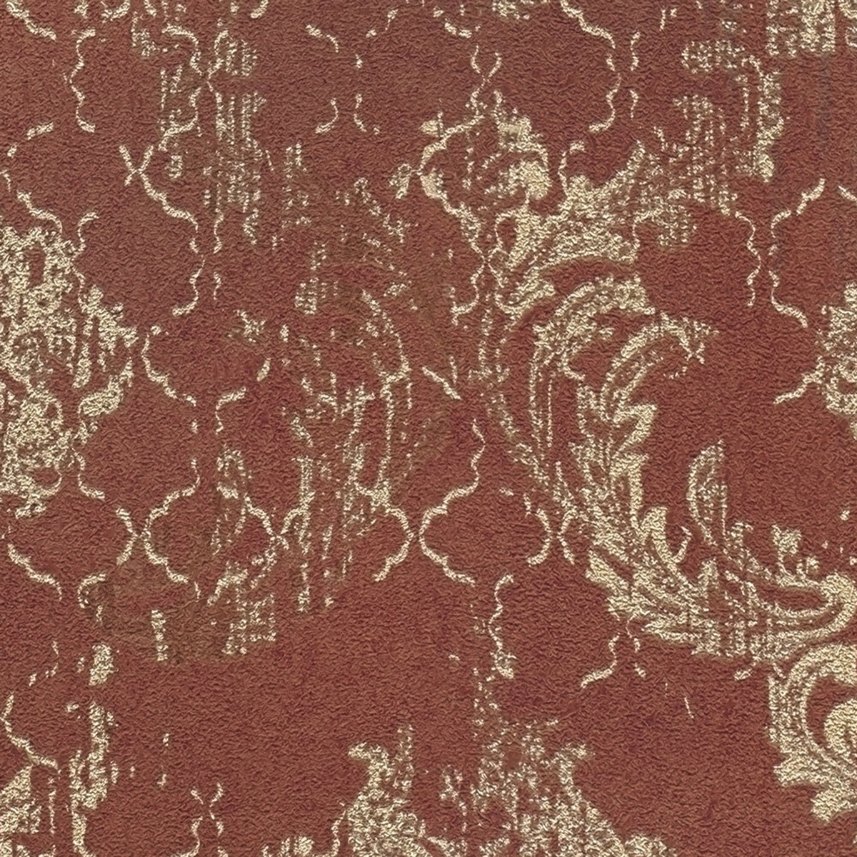 Papier peint Baroque Chic Versailles brique doré - Metropolitan Stories 4 Hot Spots d'A.S. Création AMB5| Réf. AS-786723