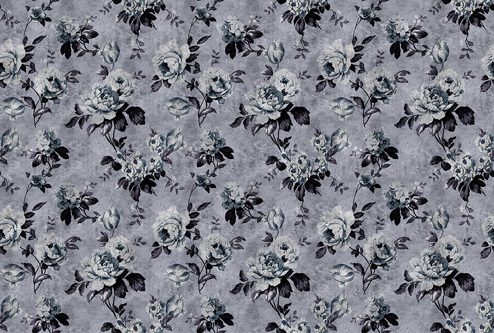 Papier peint panoramique Fleurs Vintage Wild Roses 6 - Référence DD113922 - Intissé 200g/m2 - Standard 400 x 270