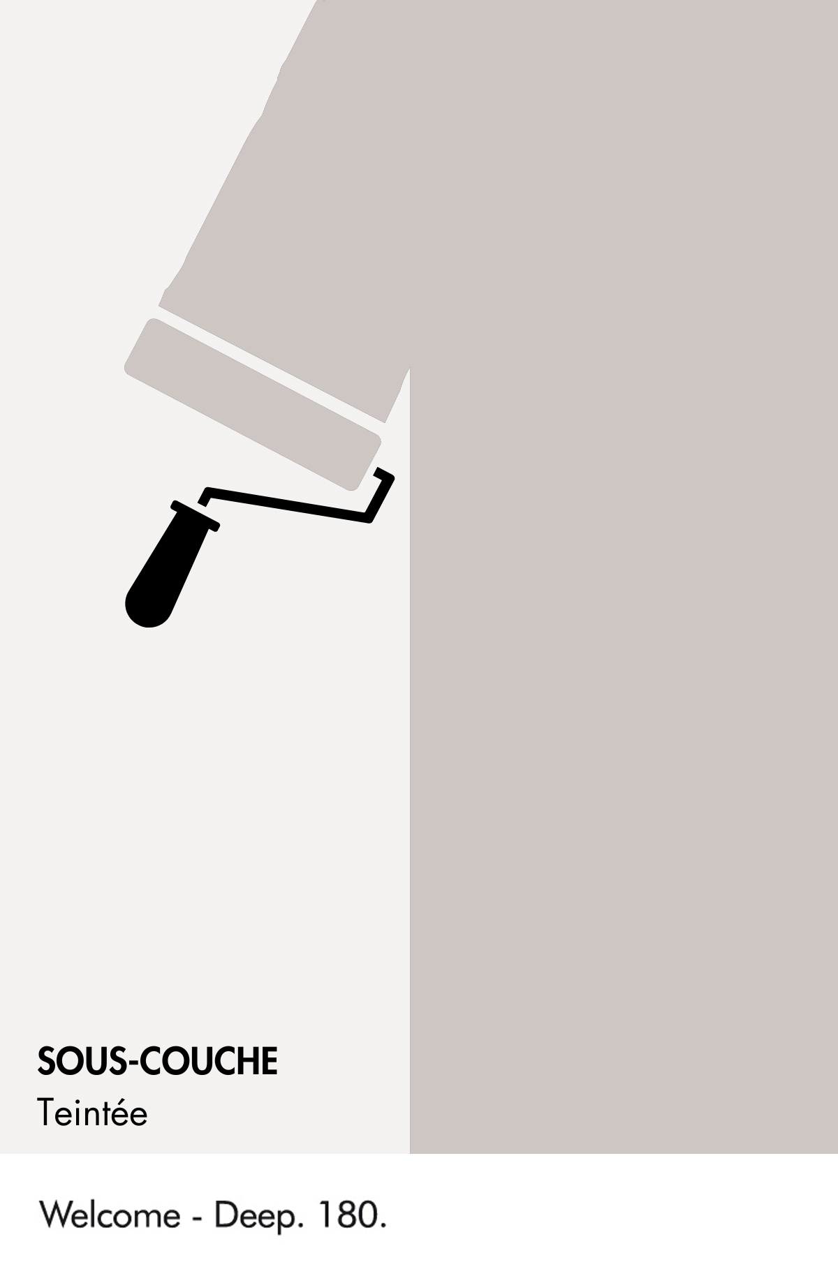 Sous-couche teintée Welcome Deep n°180 Wall Primer Sealer 10 litres