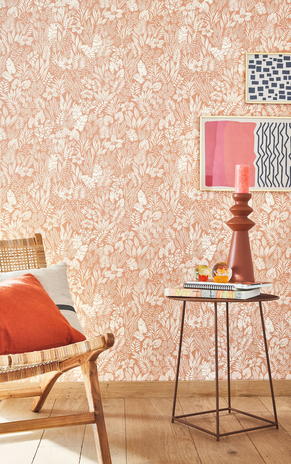 Papier peint Jungle Napa Valley melon écru - California de Casadéco AMB2 | Réf. CALF88823333