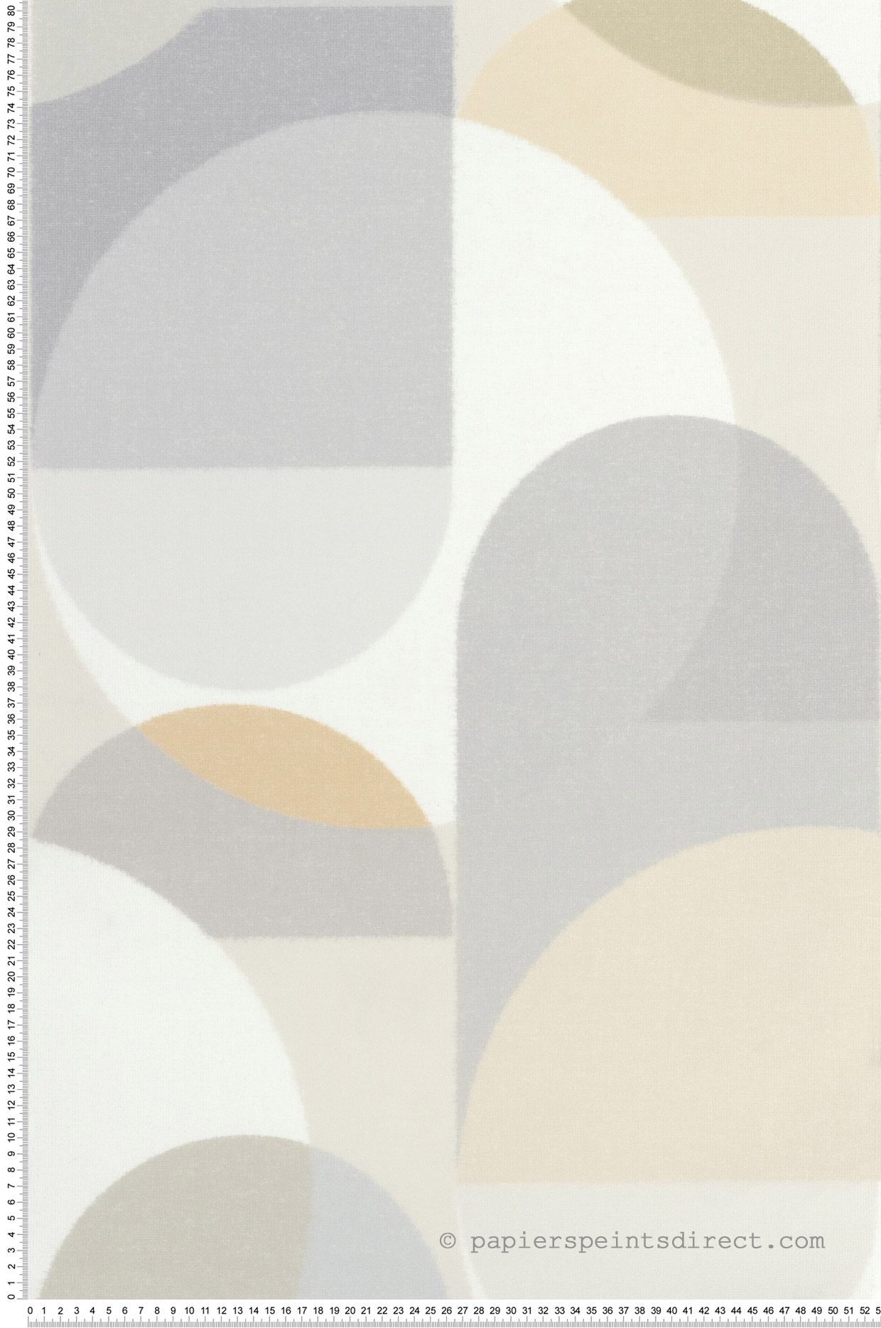 Papier peint Bulle Lumière Abby beige gris - Carnaby Street de Casadéco | Réf. CARN200492832