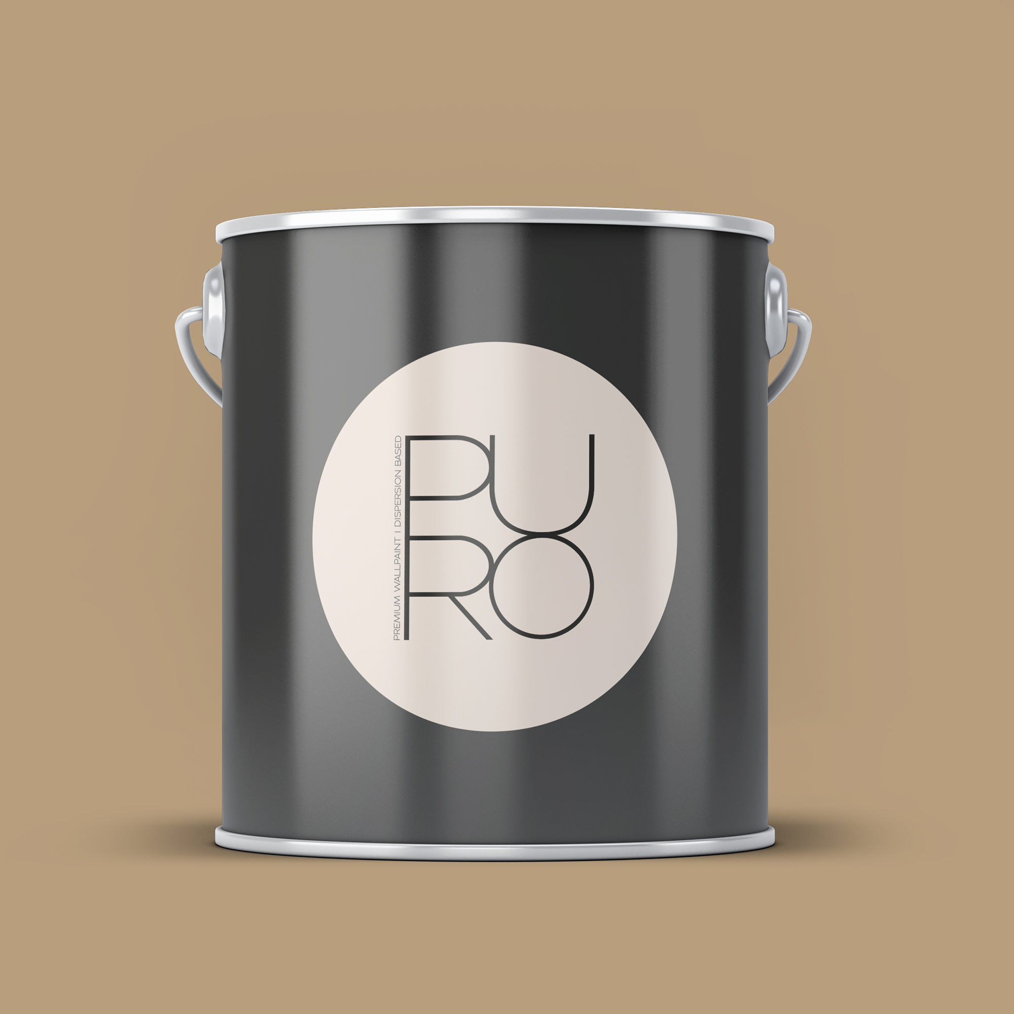 Image d'un pot de 5 litres de peinture Puro beige mellow brown - c7010