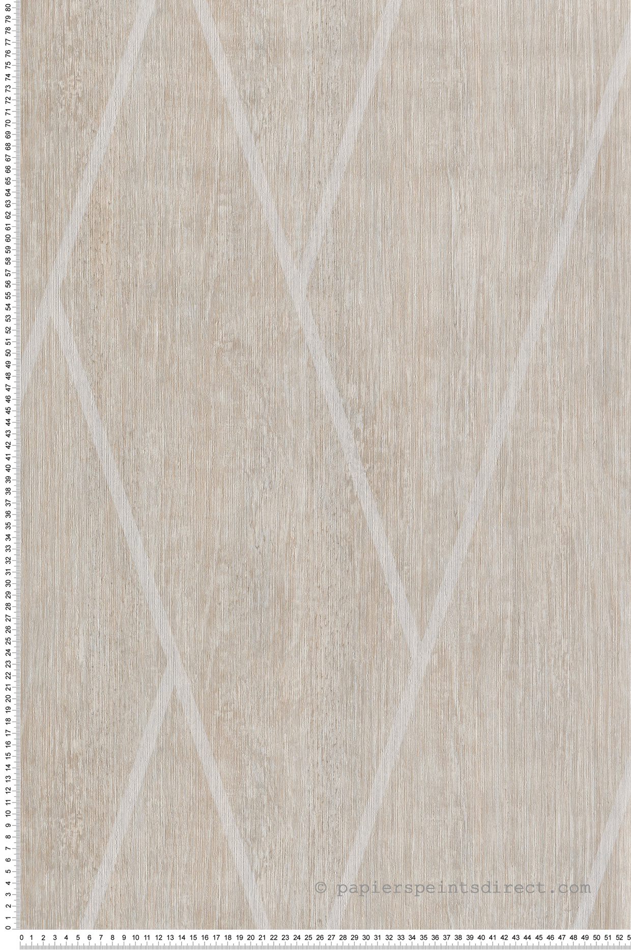 Papier peint Bois Chevron grège - Brut d'Ugépa | Réf. UGP-M75717