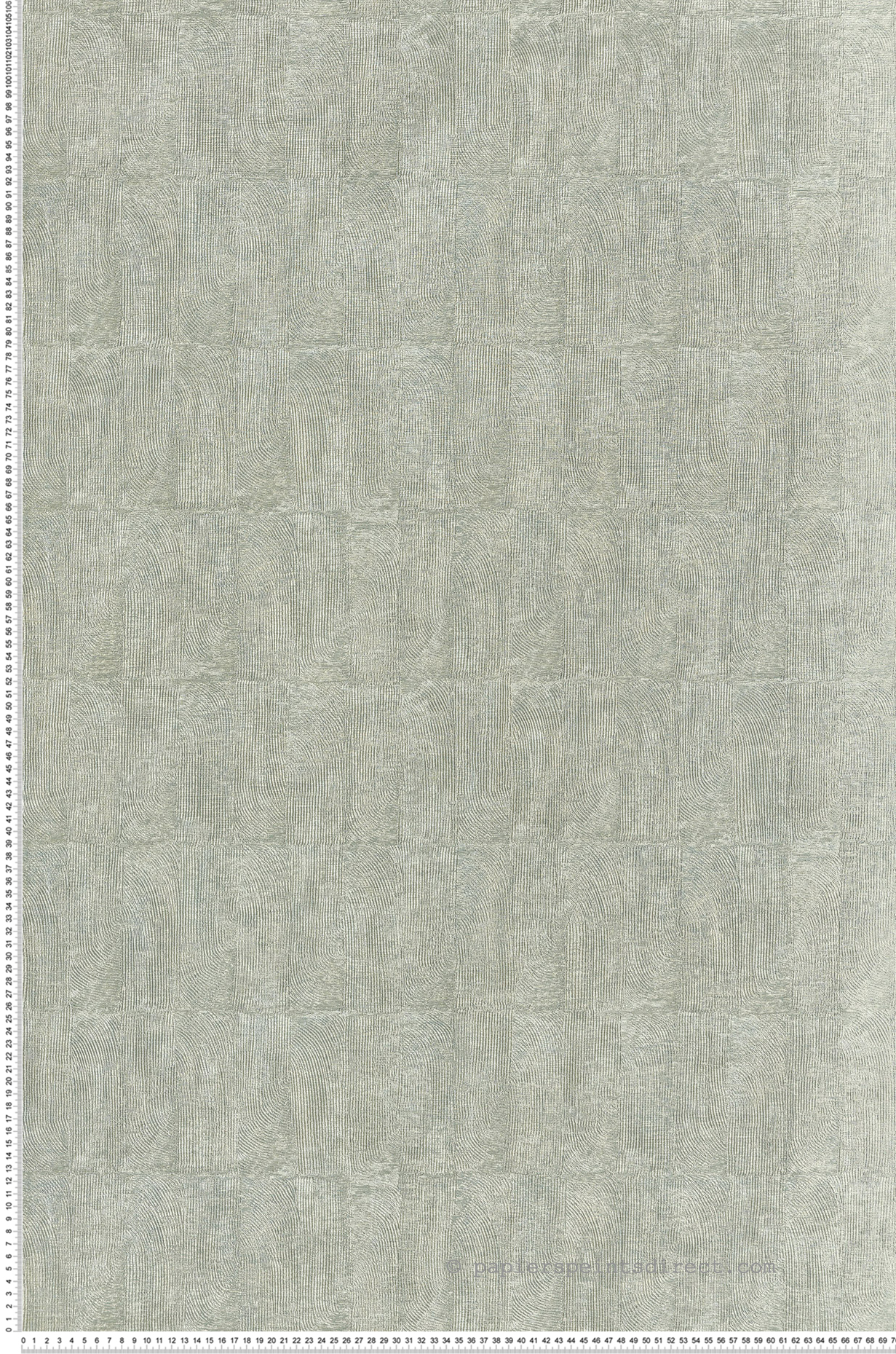 Papier peint Empreinte Argile Bizen céladon - Cérame de Casamance | Réf. CAS-76091324