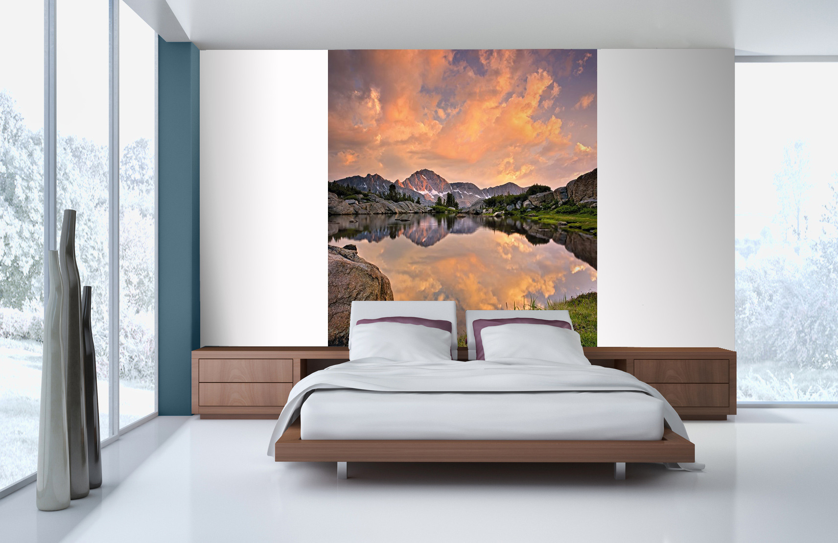 Alpengluhen - panoramique Komar