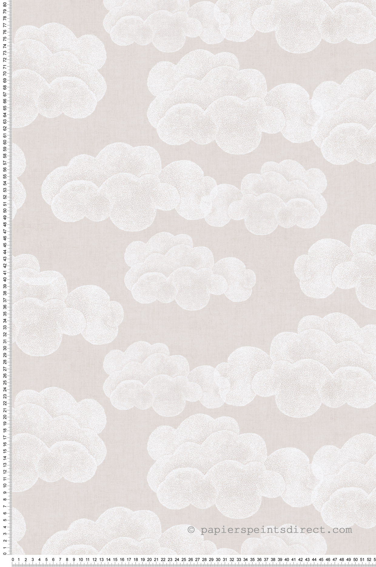 Papier peint Nuage Enfant grège - Lilly & Luis d'A.S. Création | Réf. AS-771433