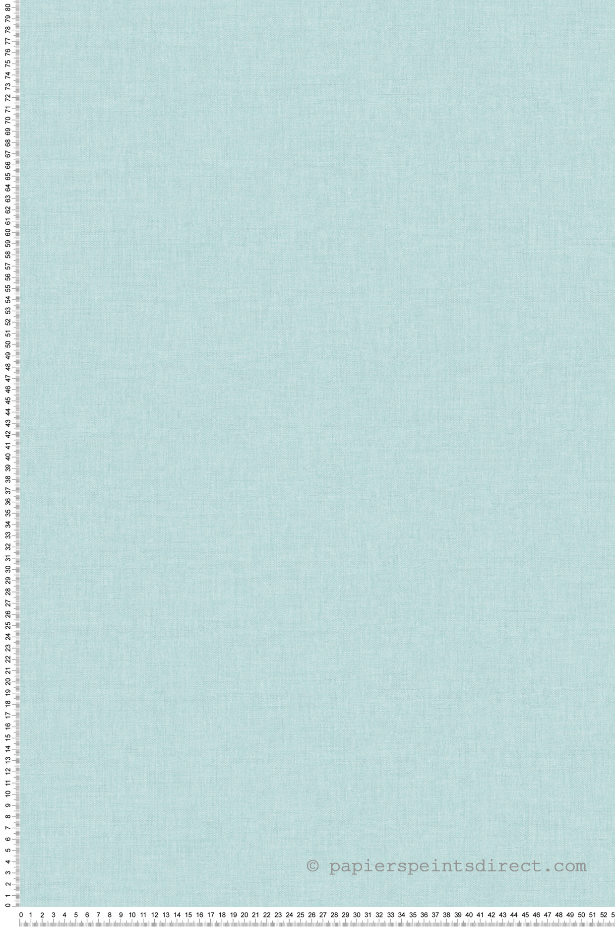 Papier peint Uni Aigue-marine - Linen de Casélio | Réf. INN68526509