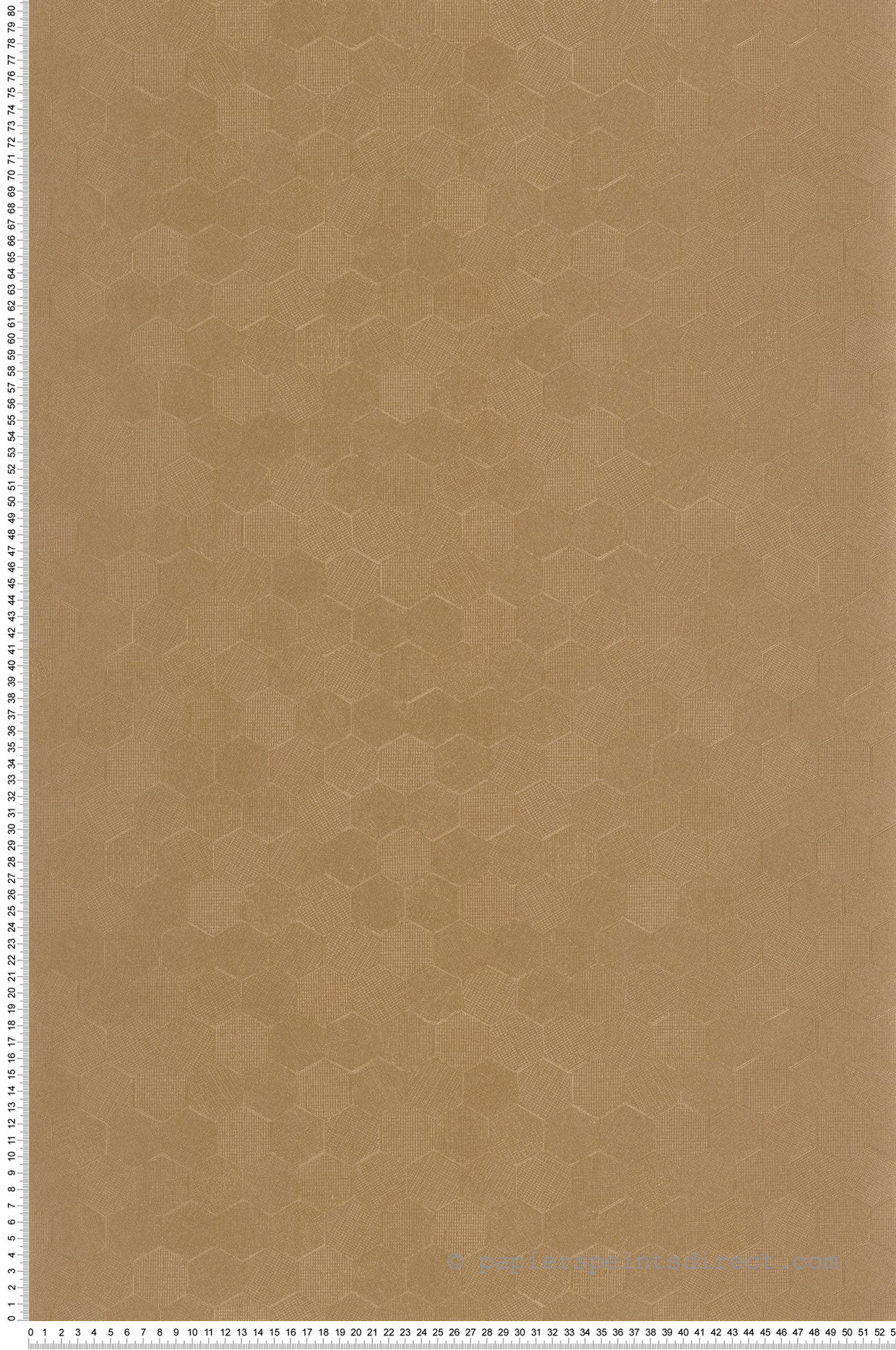 Papier peint Hexagone Meli doré - Solaris de Casadéco | Réf. SOLA201912888