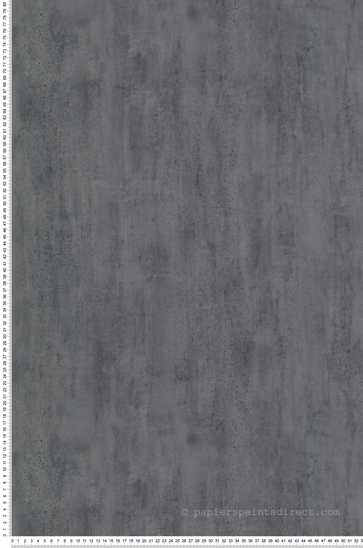 Papier peint Faux Uni Béton Ciré Goutelette gris anthracite - Séjours & Chambres de Lutèce | Réf. LTC-133220339