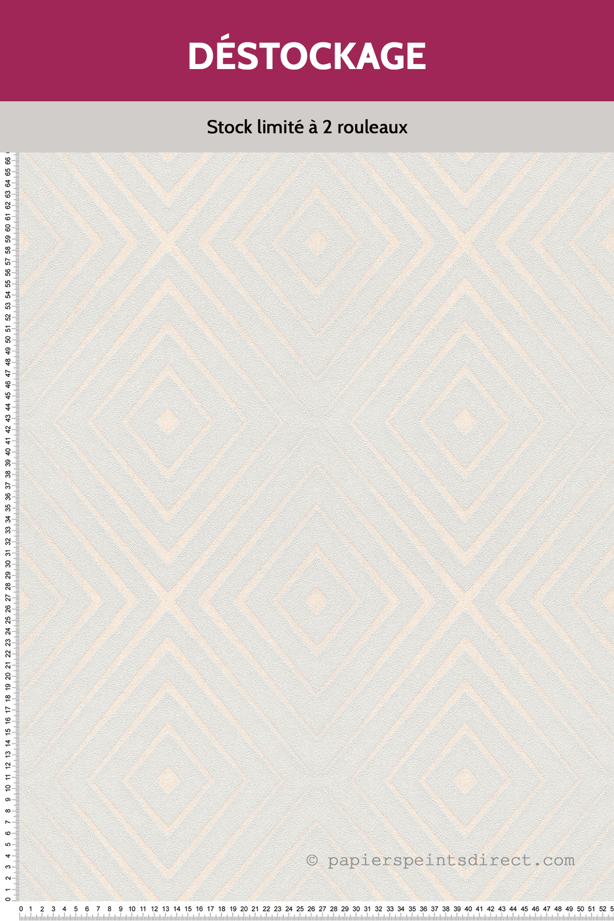 Papier peint Destockage - 3D Optic Dream Bleu Fumée - Spot 4