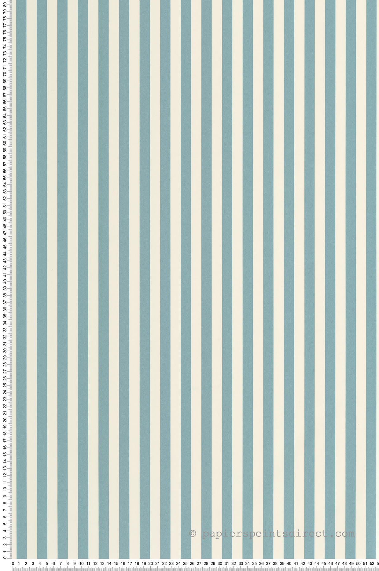 Papier peint Rayure Talea bleu porcelaine - Art of Botany de Casélio | Réf. AOB106670635