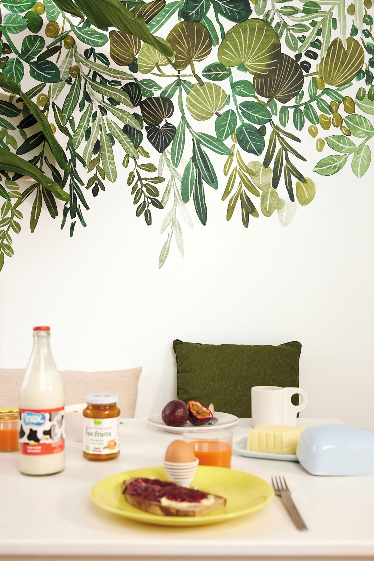 Papier peint panoramique Feuillage Jungle Luxurius vert L 200X310 - Green Life 2 de Casélio | Réf. GNL2105410404