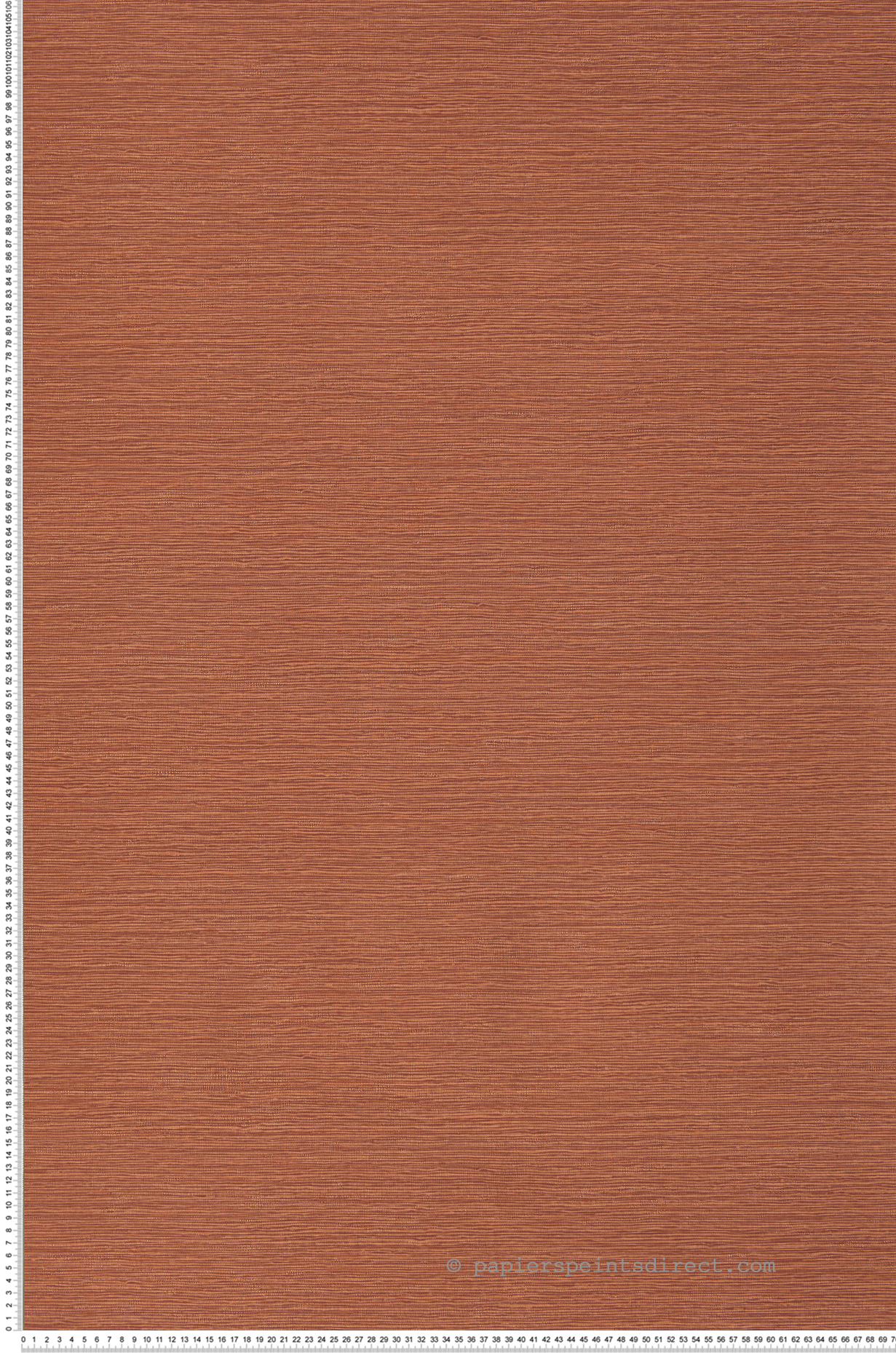 Papier peint Faux Uni Malacca tangerine - Manille de Casamance | Réf. CAS-74641528