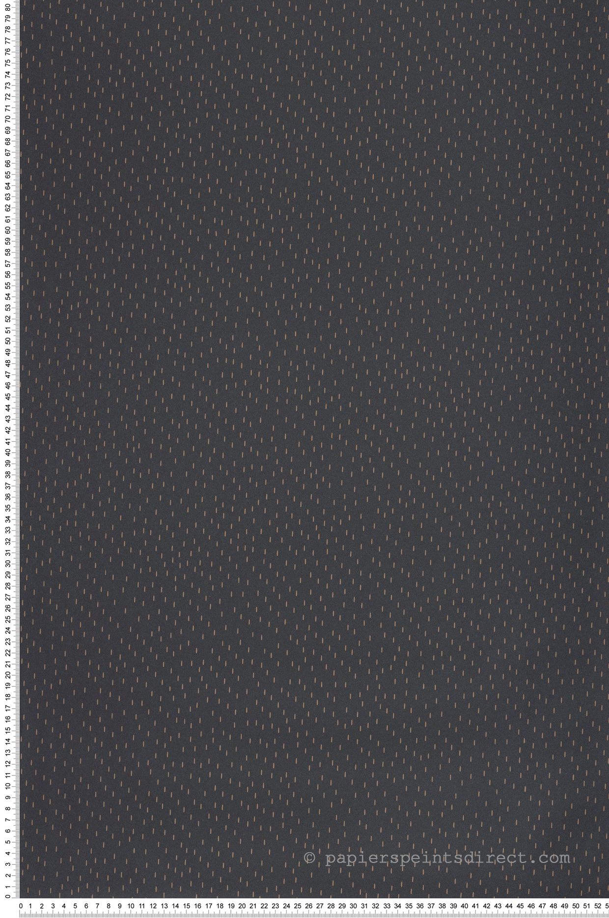 Papier peint Petits Traits Eden noir cuivré - L'Epopée de Casélio | Réf. EPO103739095