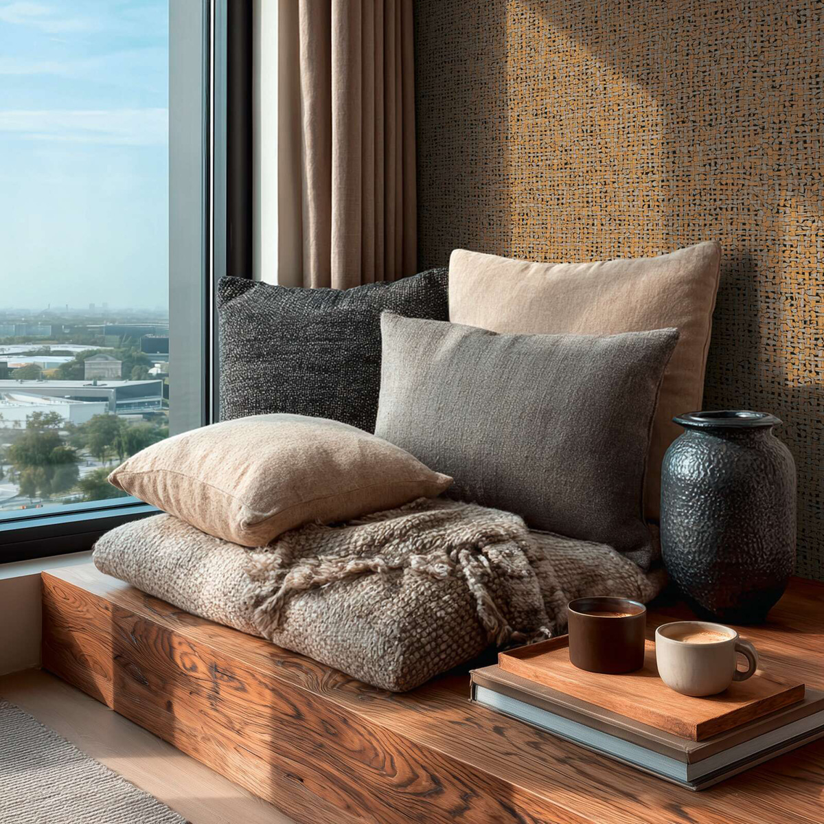 Papier peint Paille Tressée beige gris - Vibes & Styles d'A.S. Création AMB3| Réf. AS-791121