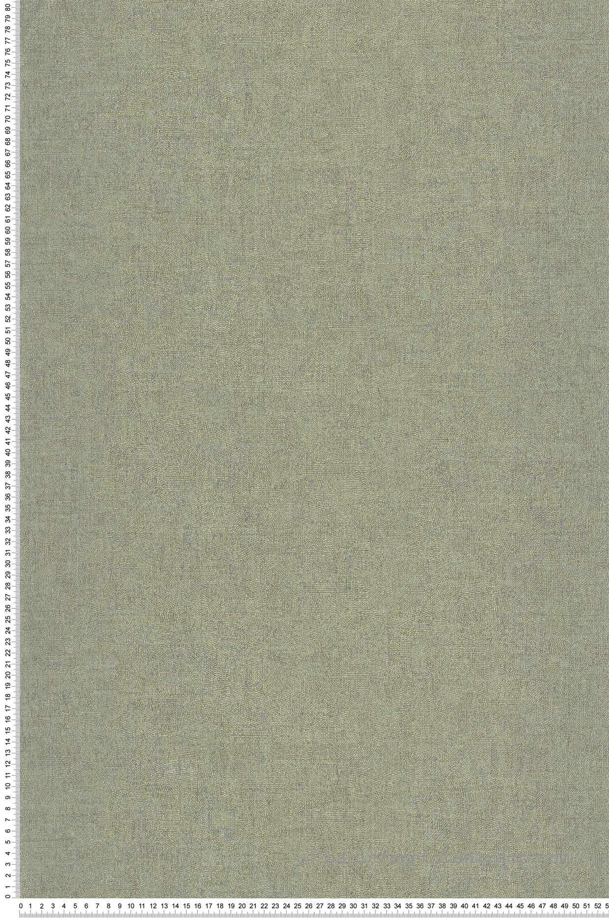 Papier peint Faux Uni Empreinte vert eucalyptus doré - Sentier des Dunes de Casadéco | Réf. SENT88707547