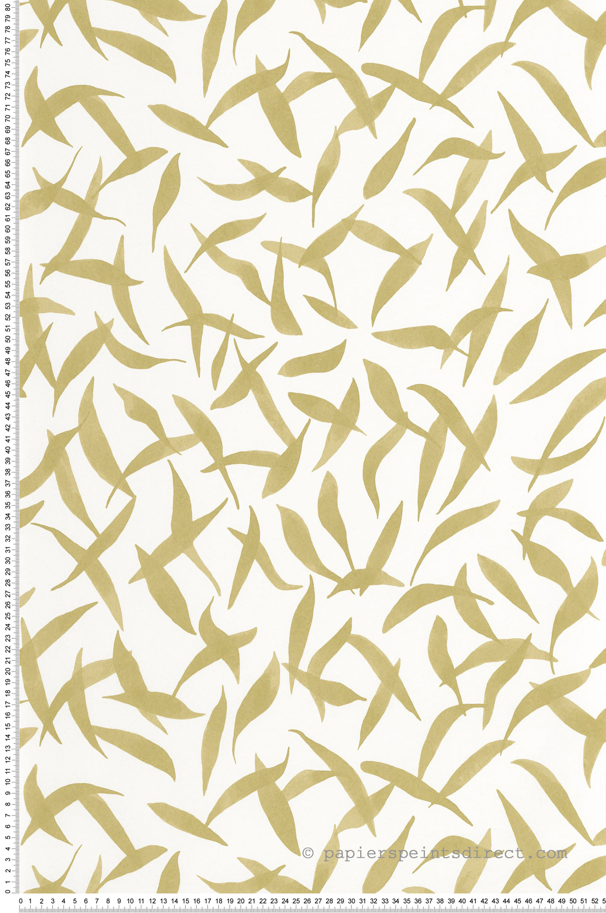 Papier peint Feuille Clos des Oliviers vert beige - Echappée Belle de Casadéco | Réf. ECHA89847202