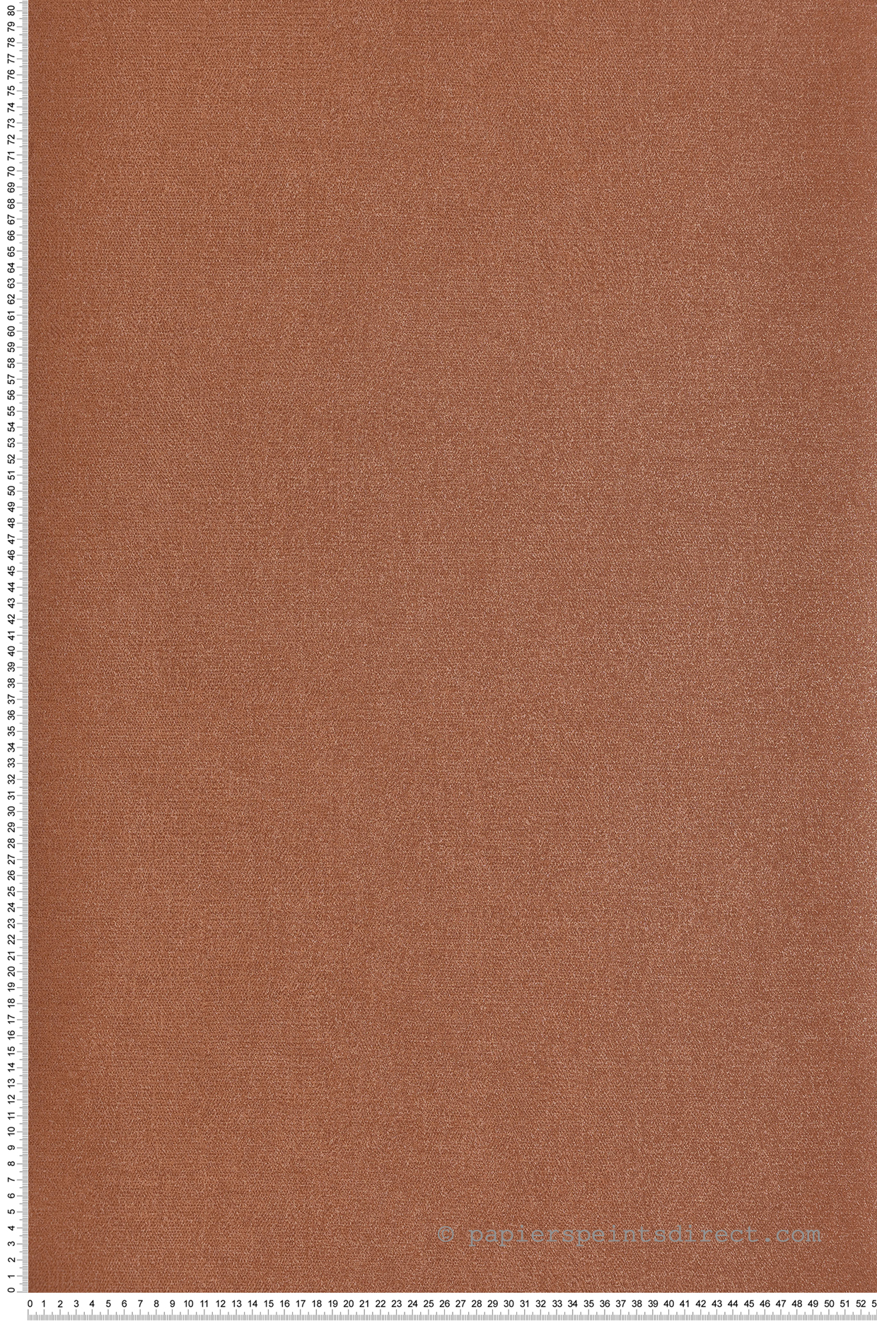 Papier peint Faux Uni Octa rouille métallisé - Nuit d'Orient de Casamance | Réf. CAS-75423670