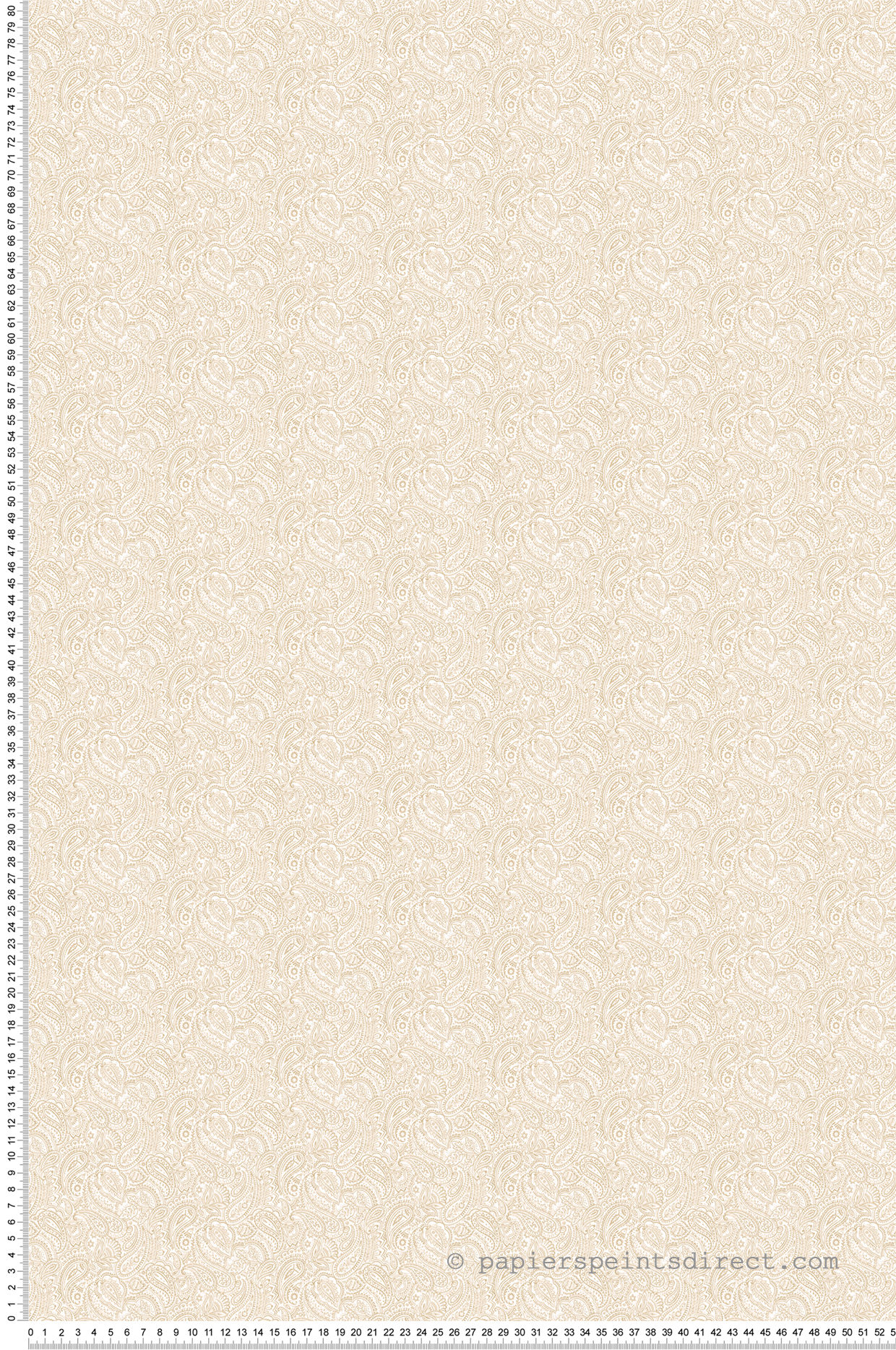 Papier peint Petit Cachemire beige - Mini Prints de Lutèce | Réf. LTC-G56689