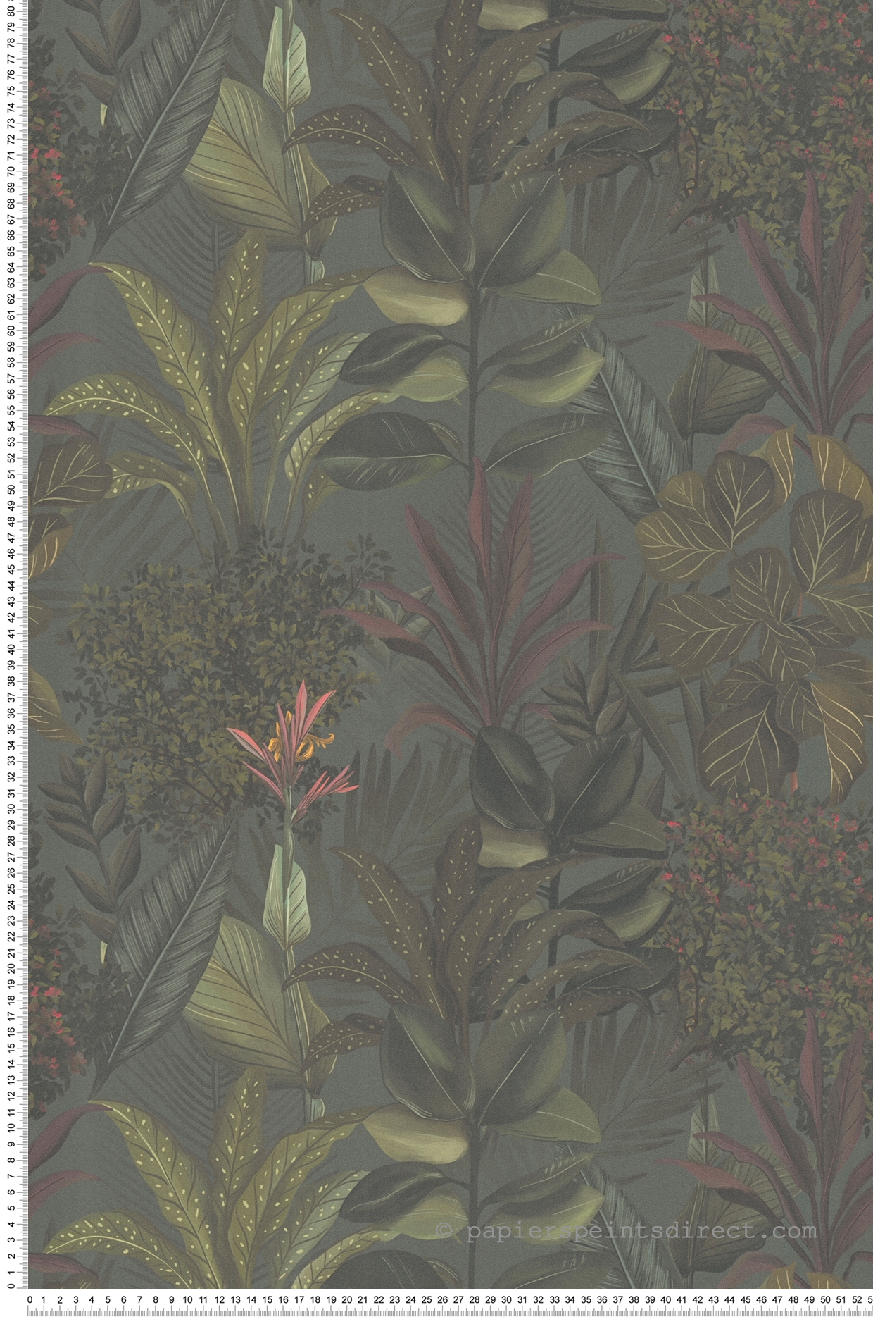 Papier peint Feuillage Luxuriant vert empire - Drawn Into Nature d'A.S. Création | Réf. AS-394332