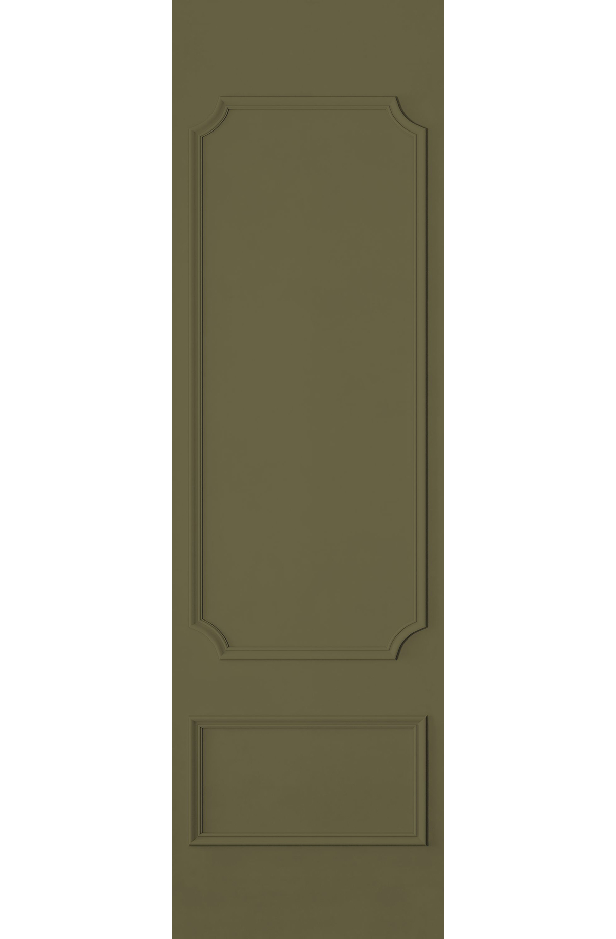 Papier peint panoramique Moulure le Boudoir kaki 90X310 - Moulures & Co de Casadéco | Réf. MOCO201397324