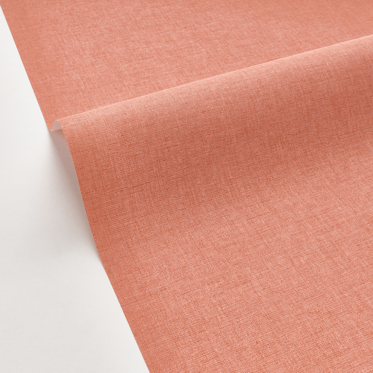 Papier peint Faux Uni Tissage orange corail - XXL de Casélio | Réf. XXL103223018