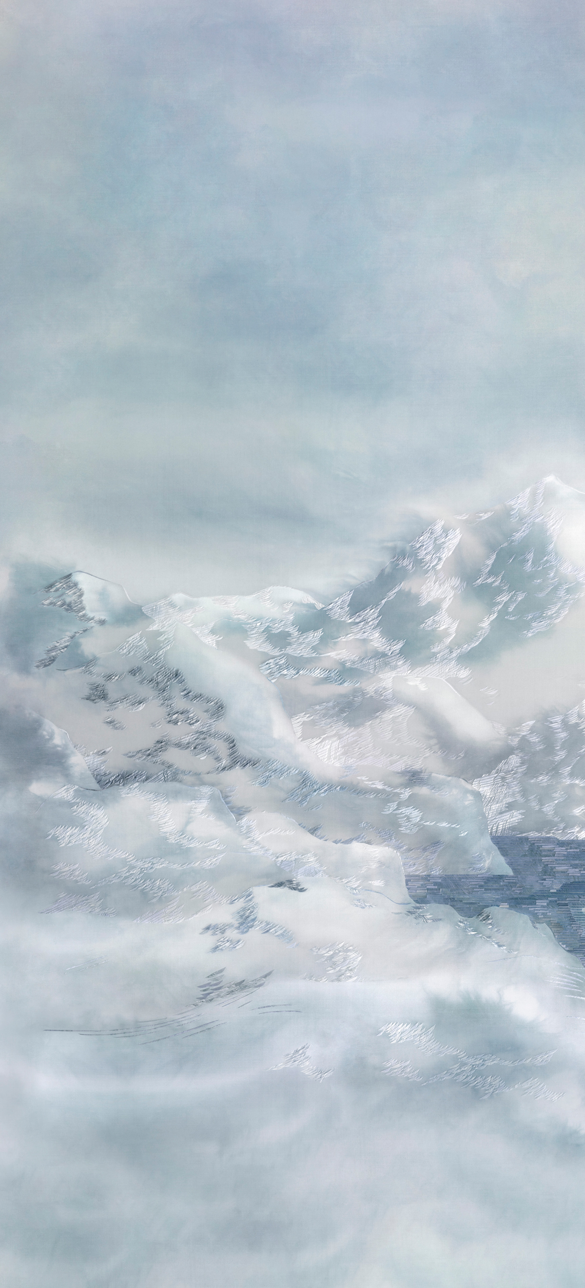 Papier peint panoramique Montagne Reflets d'Ossau Original A - 1/2/3 - Isidore Leroy