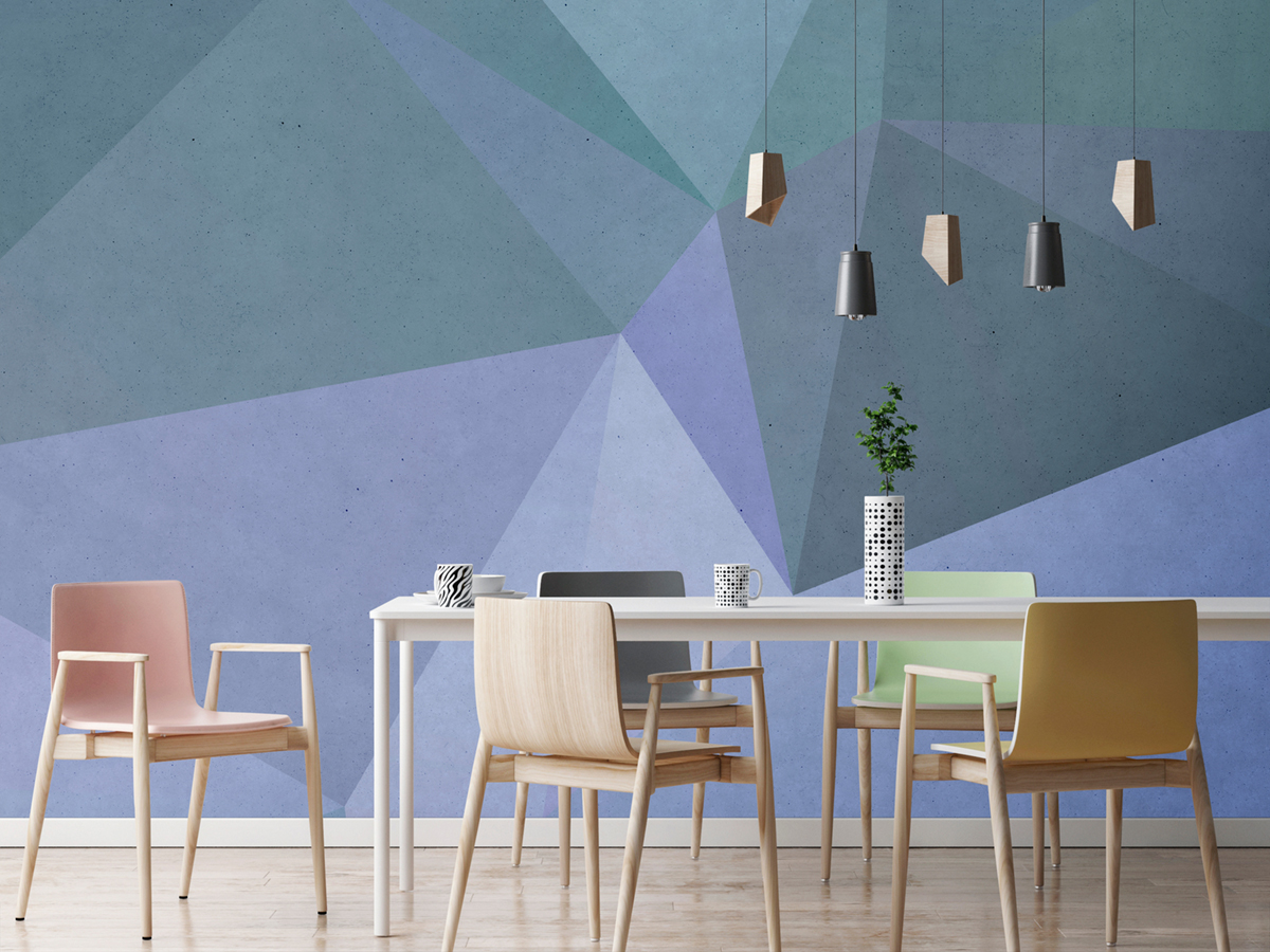 Papier peint panoramique Graphique Polygonal 2 - Référence DD110941 - Intissé 200g/m2 - Standard 400 x 270