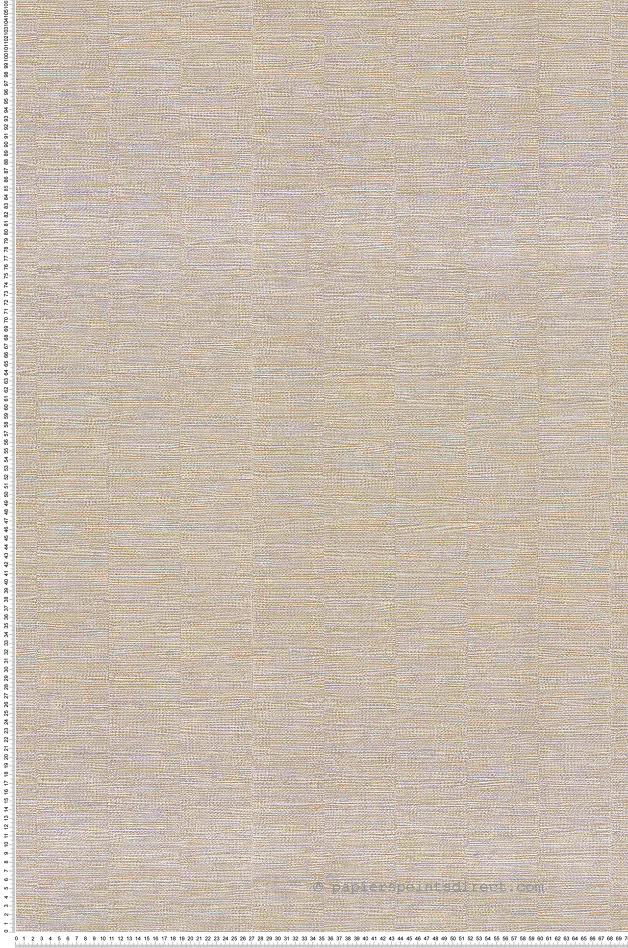 Papier peint Effet Tissu Scandium beige argenté - Cérame de Casamance | Réf. CAS-B75031834