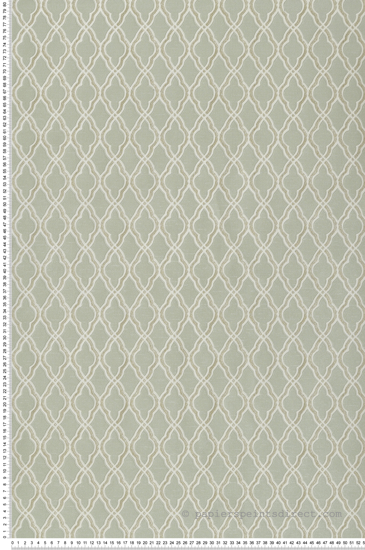 Papier peint Art Déco Médaillon vert - Scala de Montecolino | Réf. MC-28835