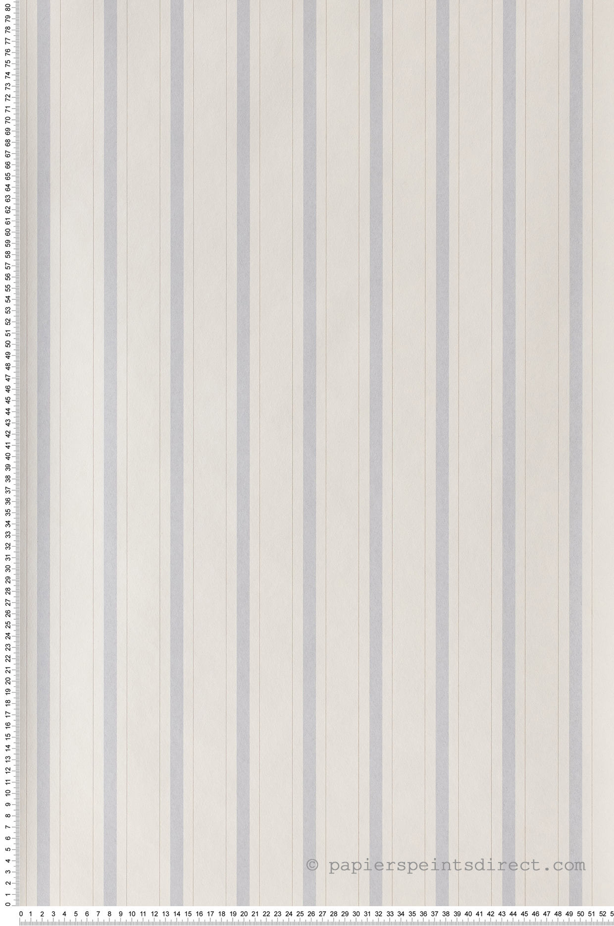 Papier peint Rayure 18 ème Baroque bleu doux - Les Belles Toiles De Jouy de Casadéco AMBV | Réf. LBTJ81576103